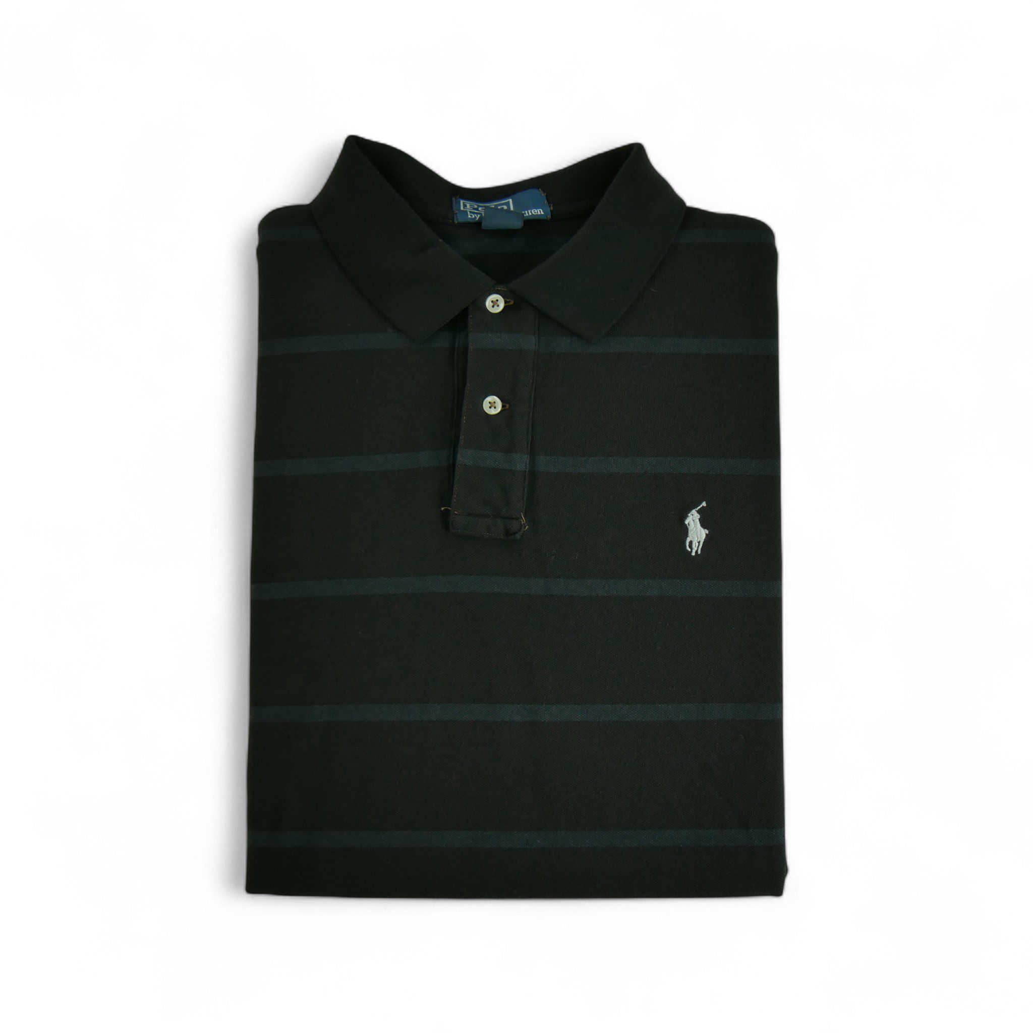 Polo manches courtes Homme Noir - État correct