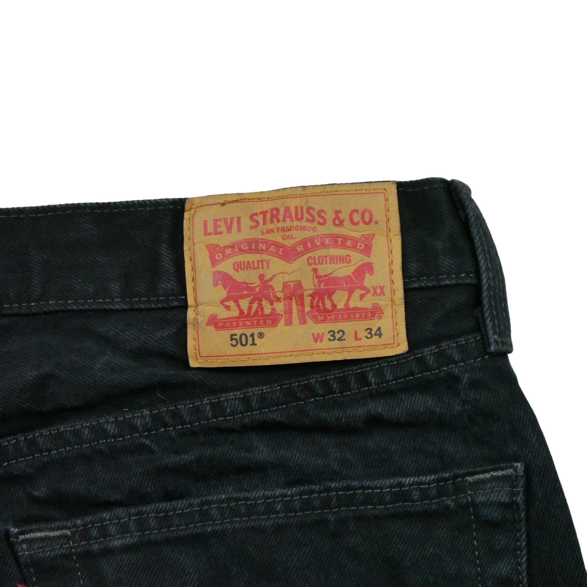 Jean Homme Levis 501 Noir 5