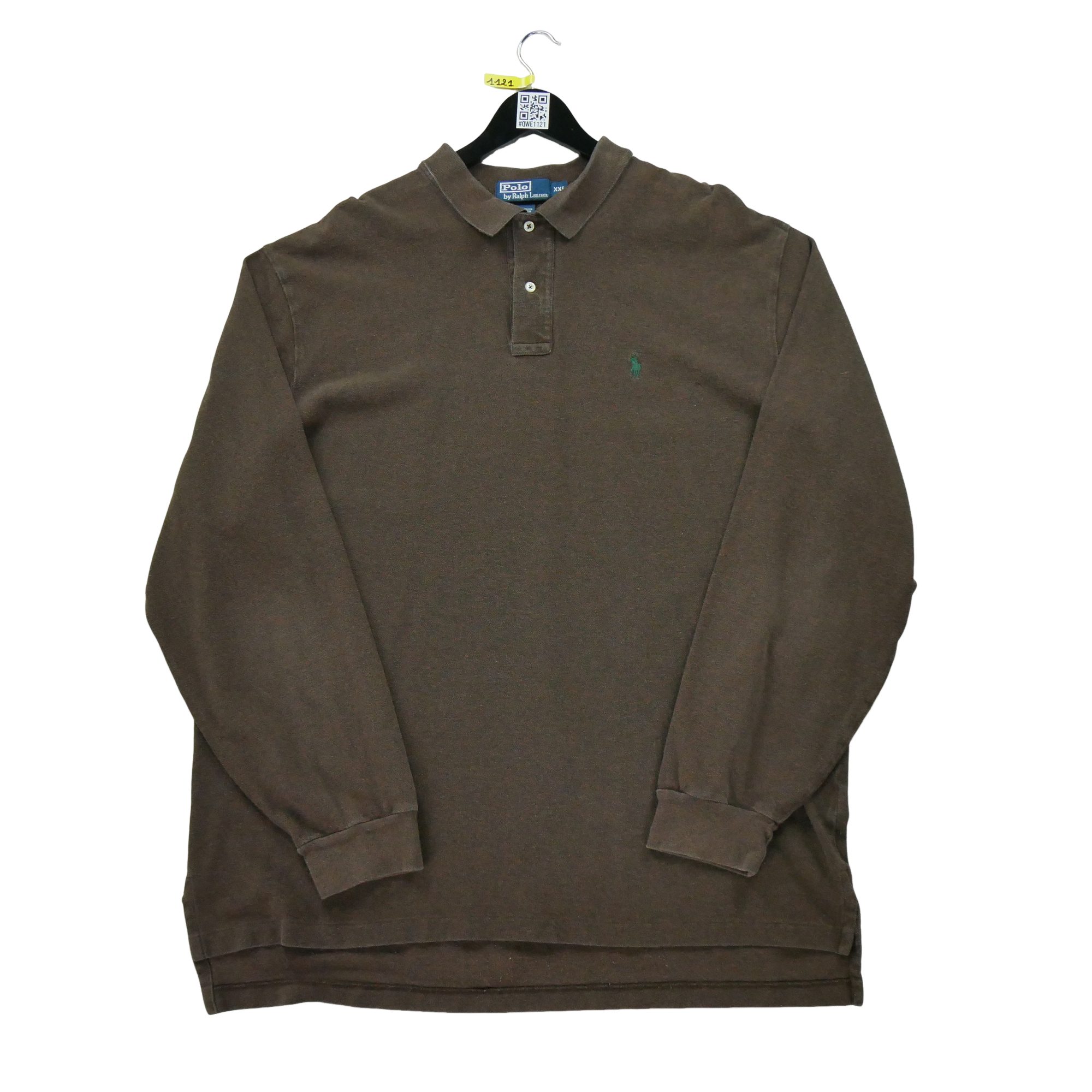 Polo manches longues Homme  Marron 1