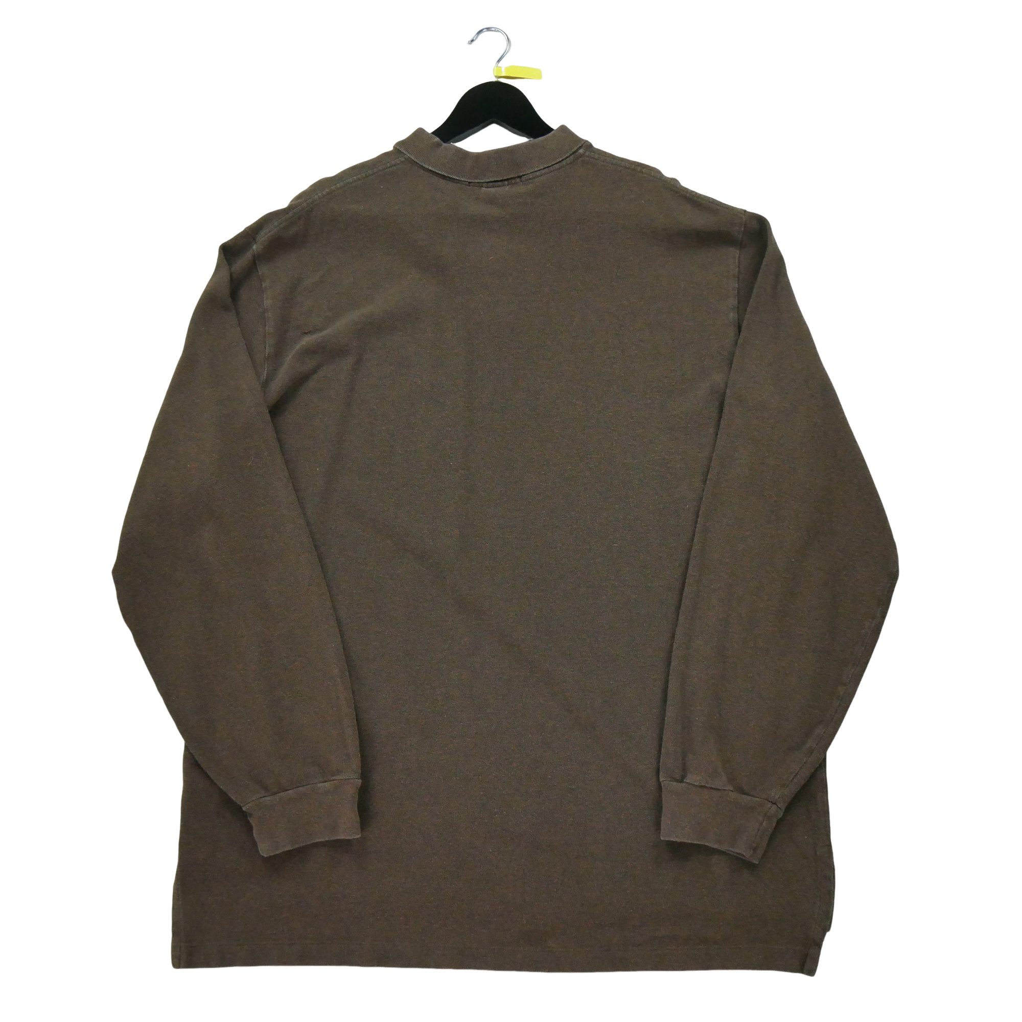 Polo manches longues Homme  Marron 2