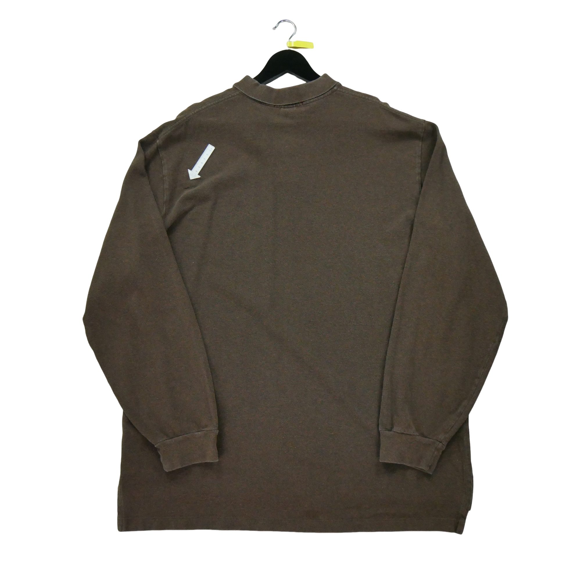 Polo manches longues Homme  Marron 5