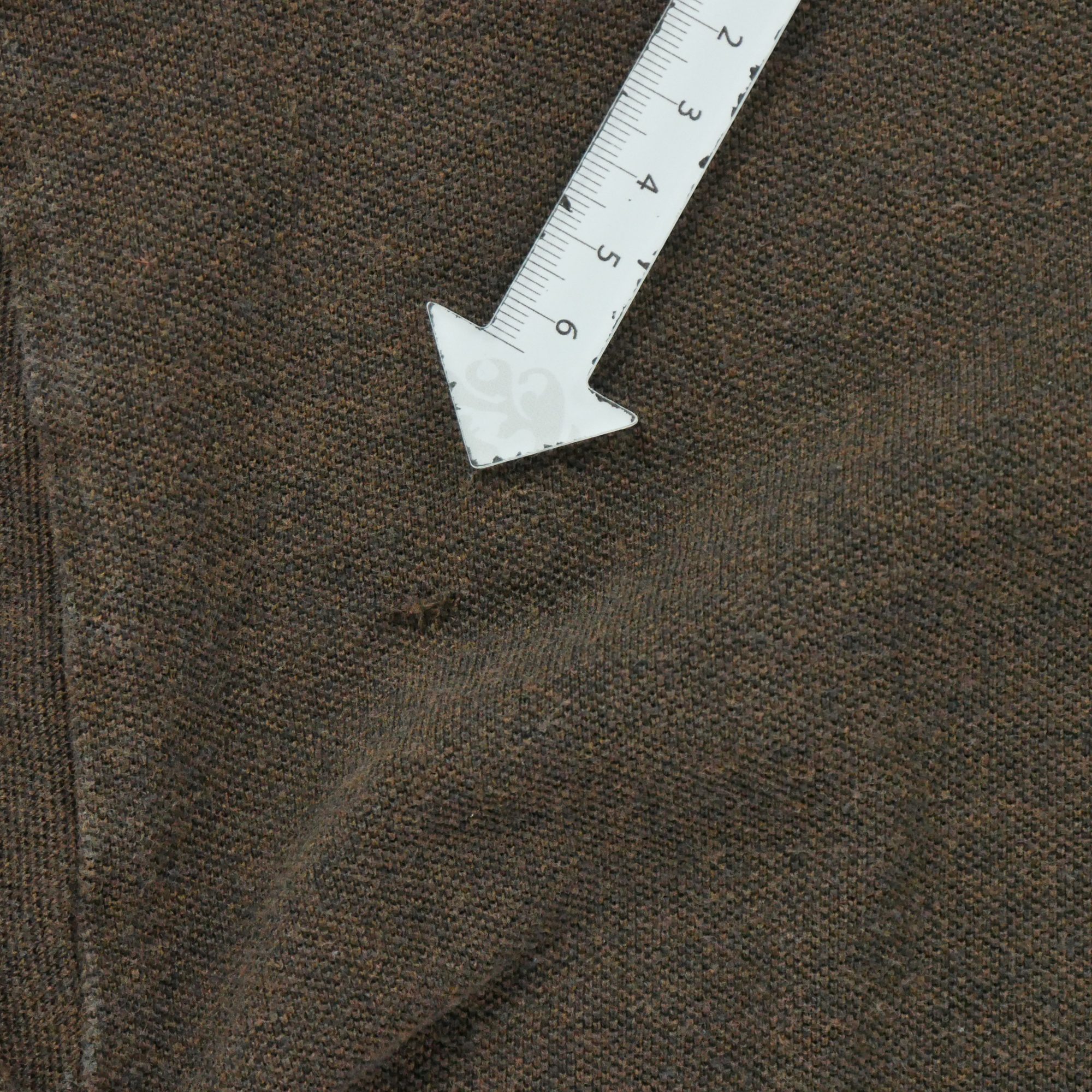 Polo manches longues Homme  Marron 6