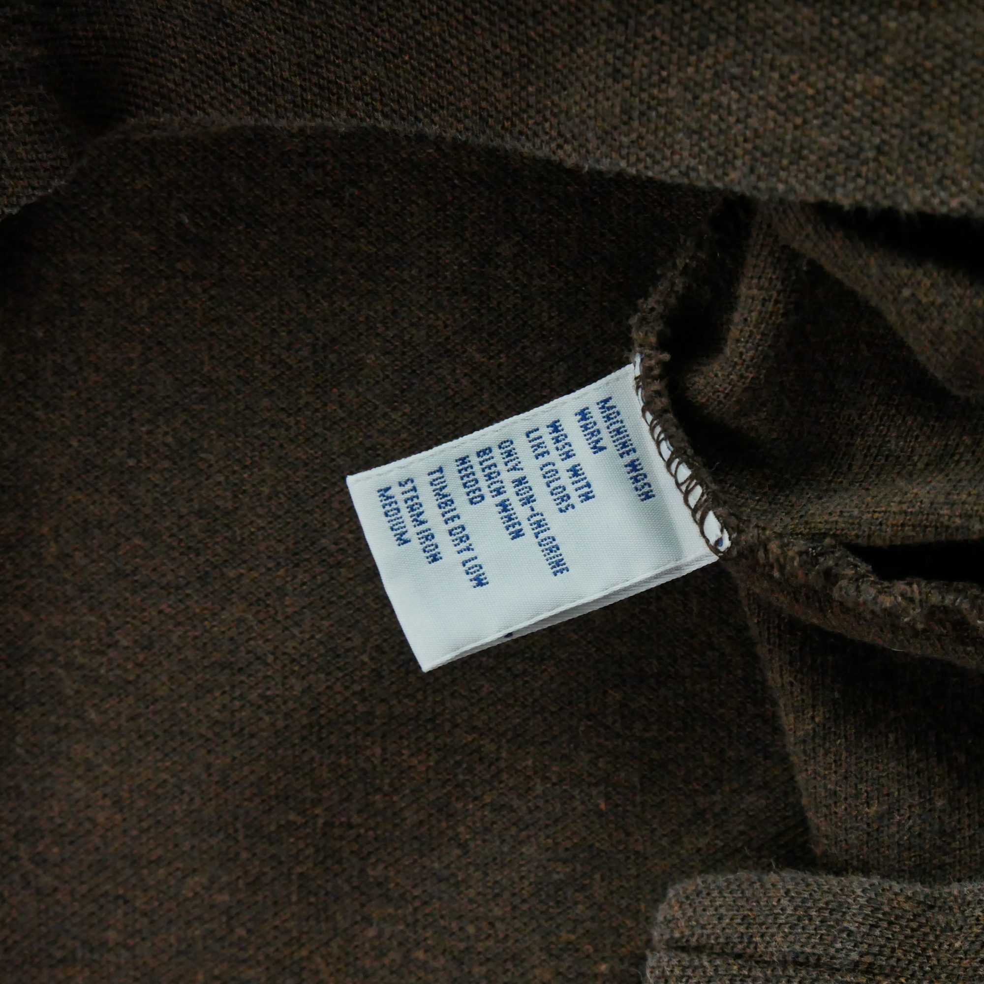 Polo manches longues Homme  Marron 8