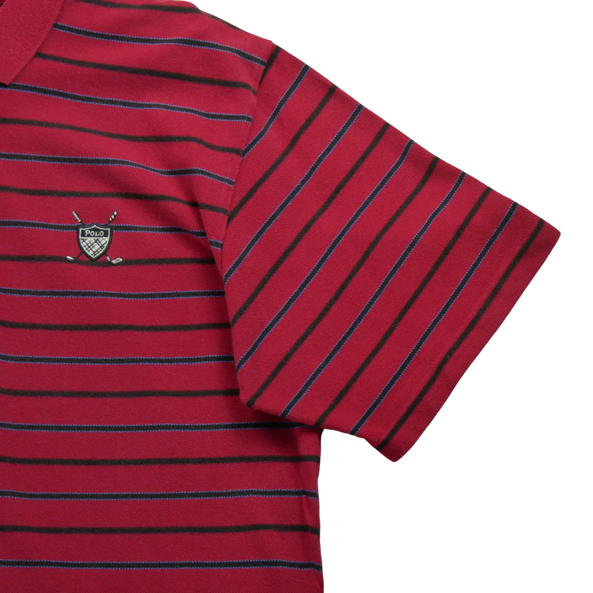 Polo manches courtes Homme  Rouge 4