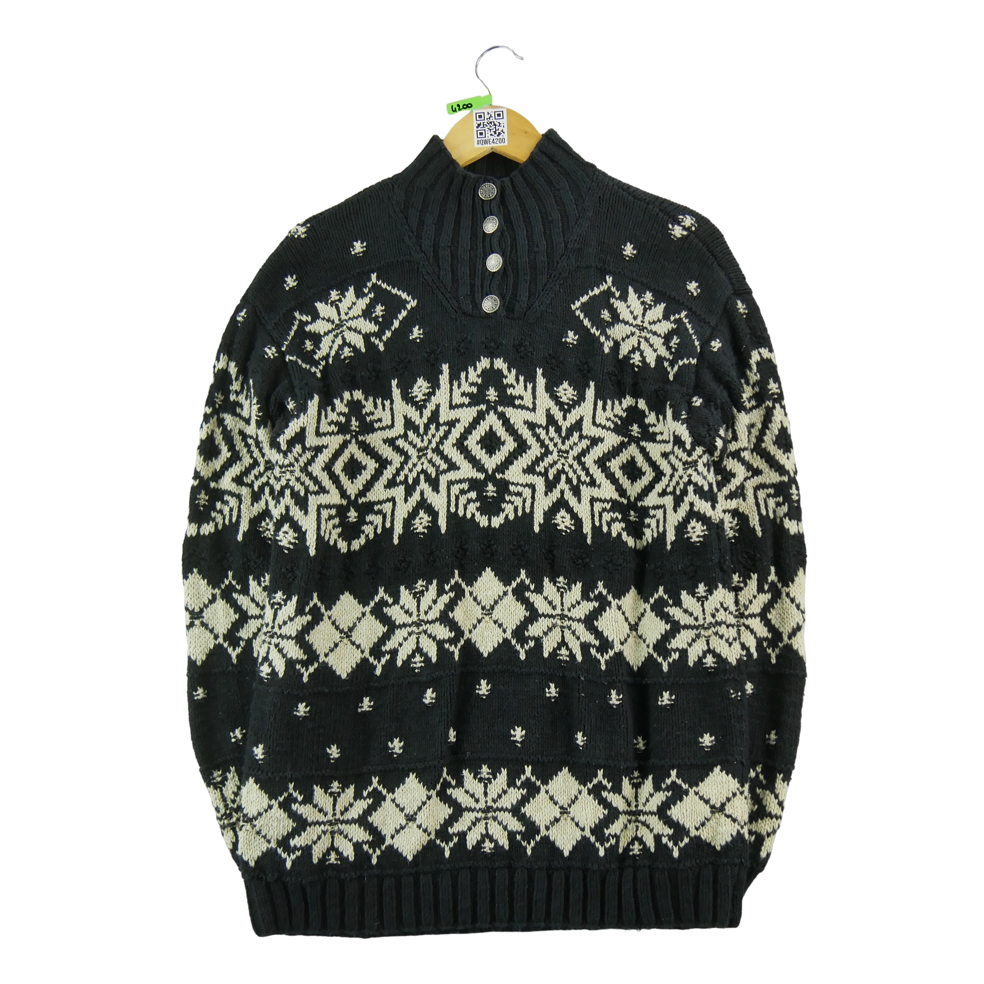 Pull Femme  en lin Noir 1