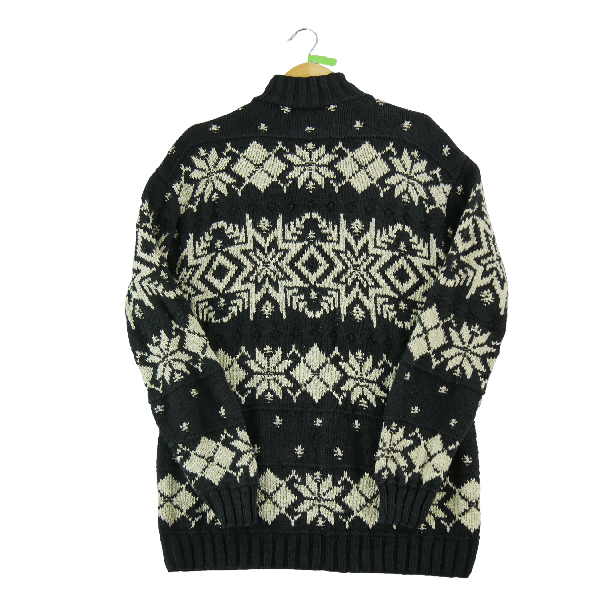 Pull Femme  en lin Noir 2