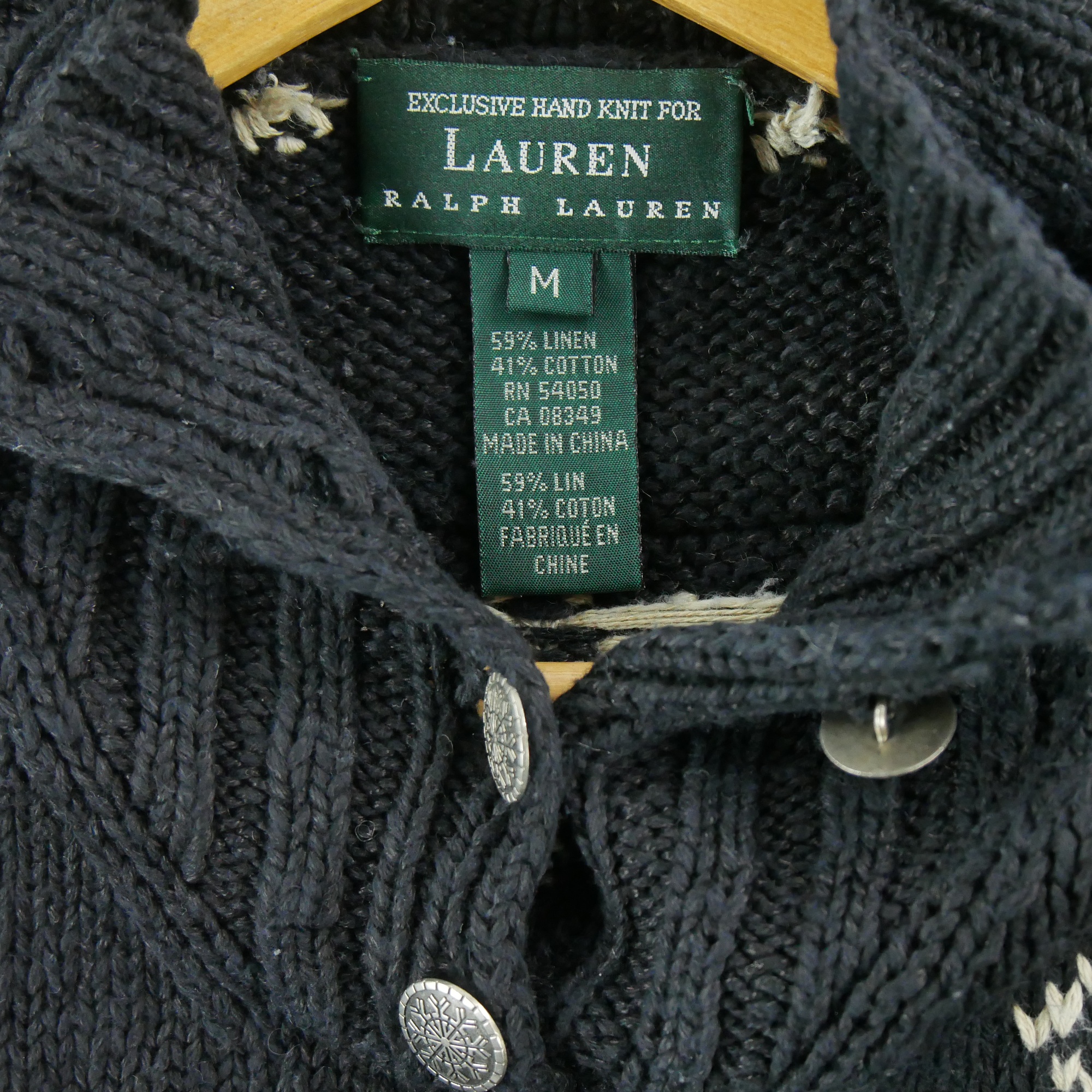 Pull Femme  en lin Noir 5