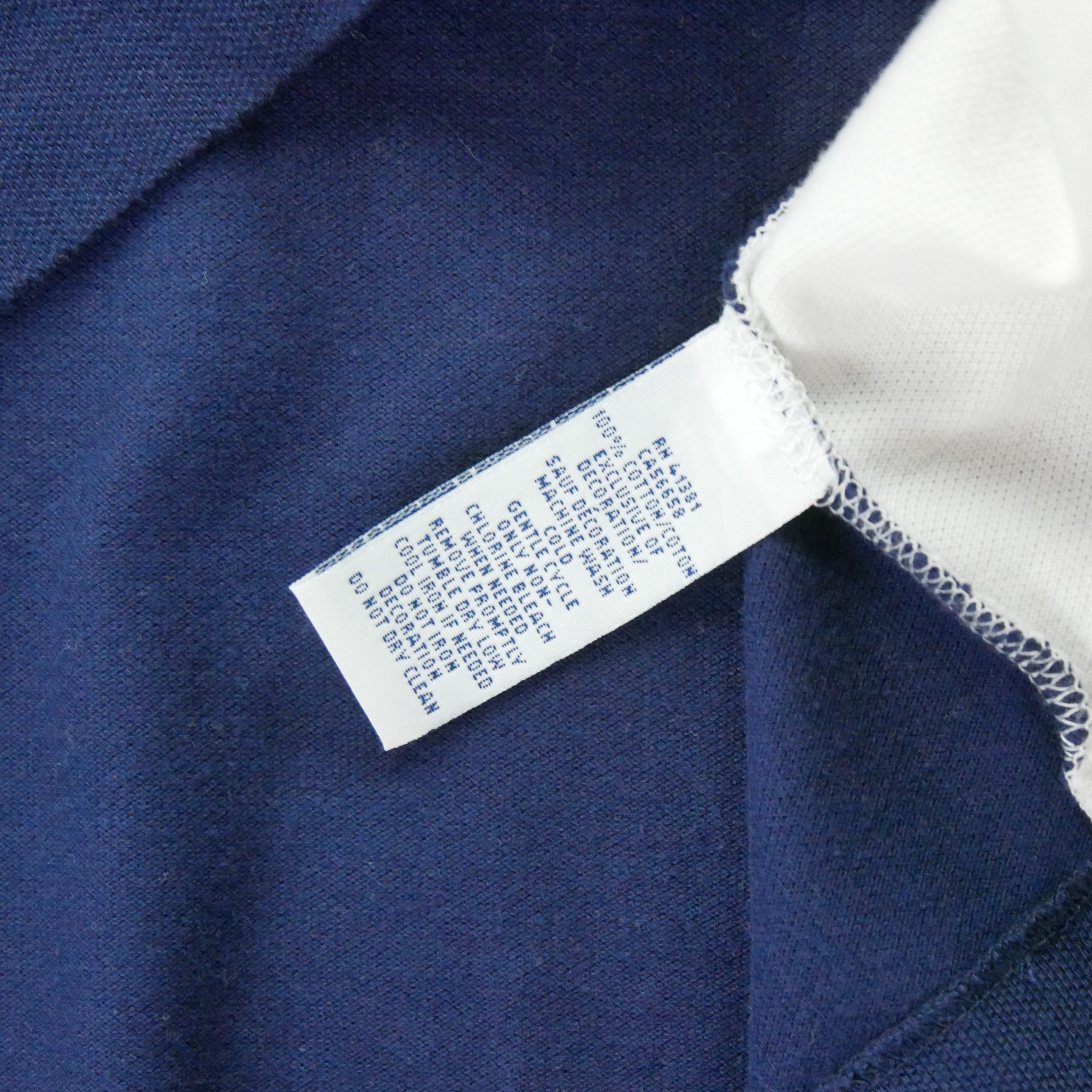 Polo manches courtes Homme  Marine 8