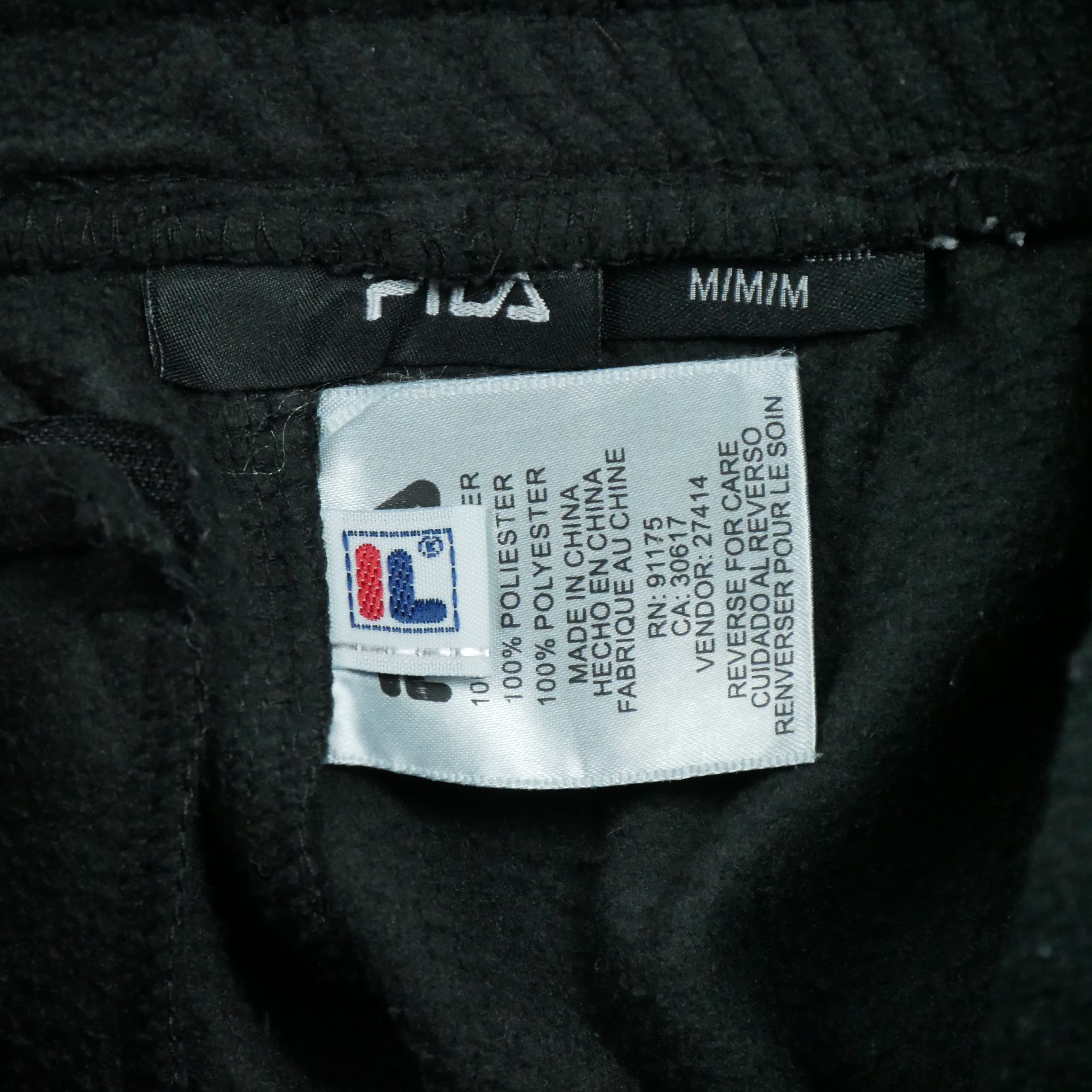 Jogging Homme  Polaire Vintage Y2K Noir 6