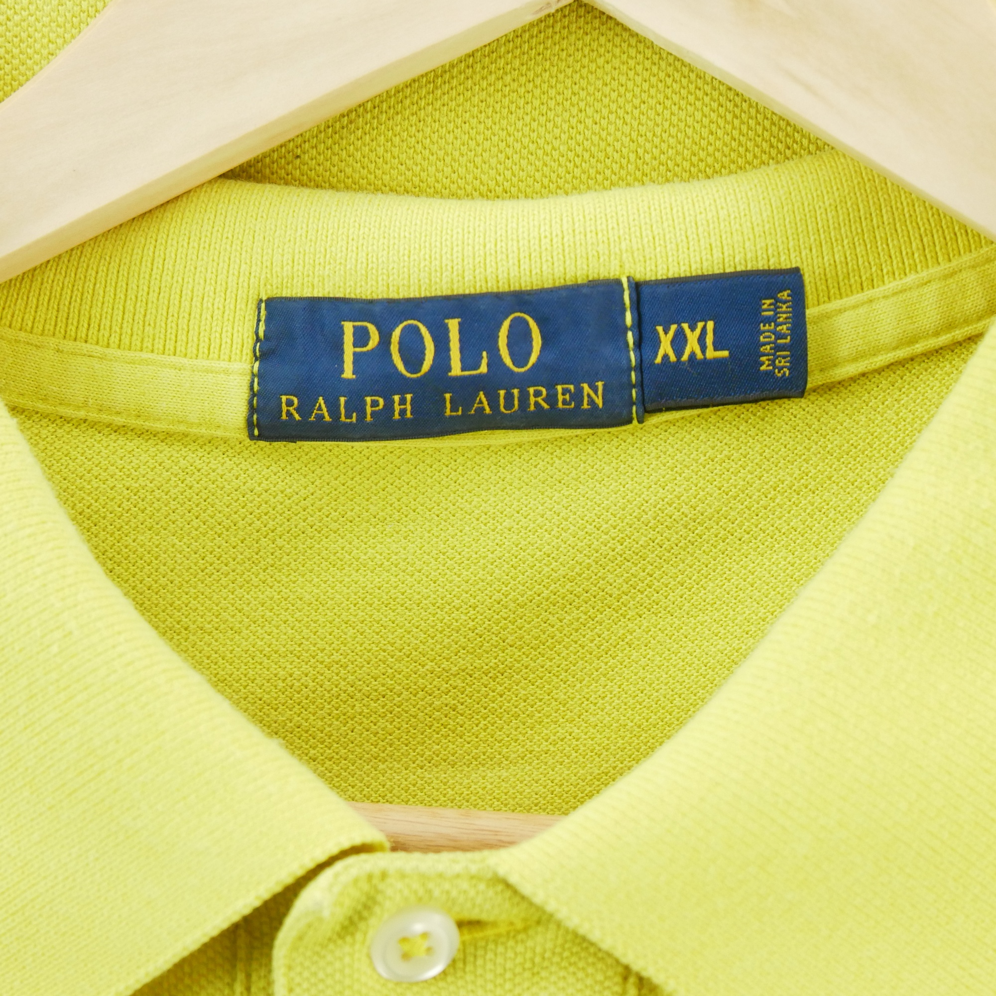 Polo manches courtes Homme  Jaune 8