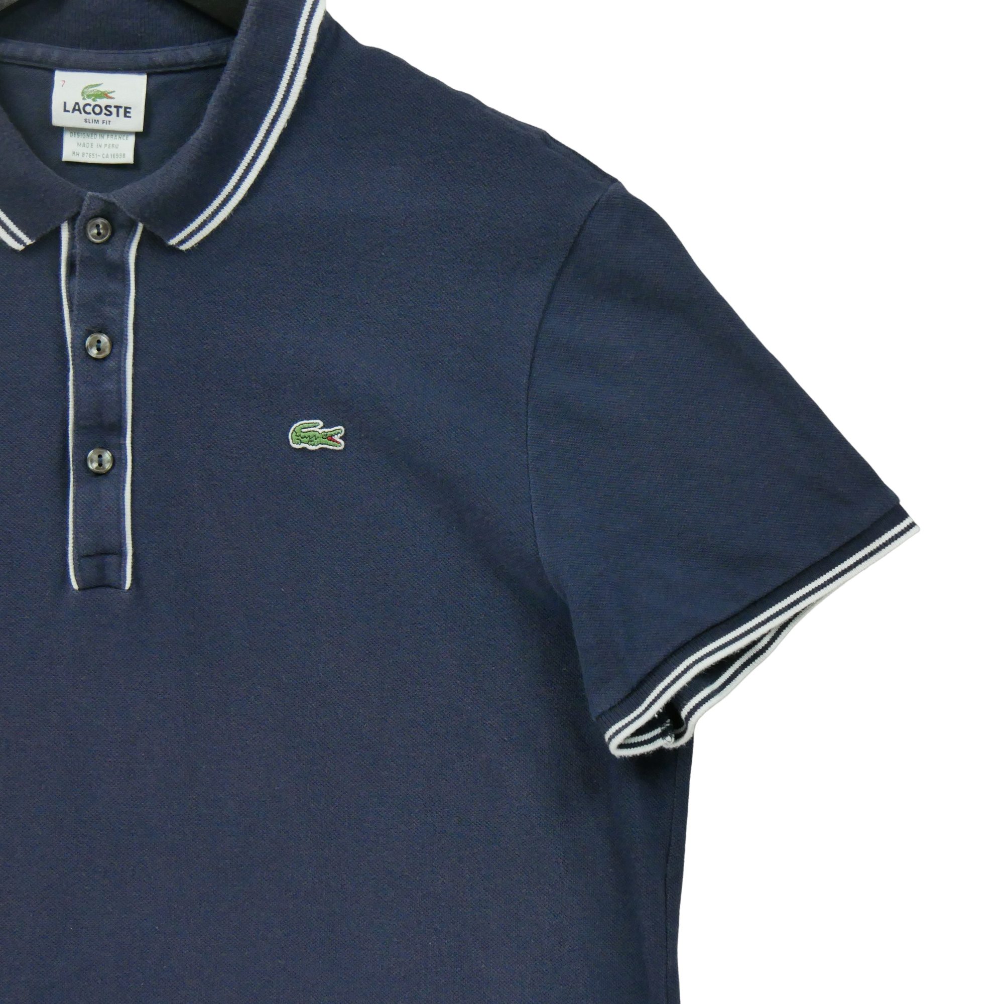Polo manches courtes Femme  Marine 4