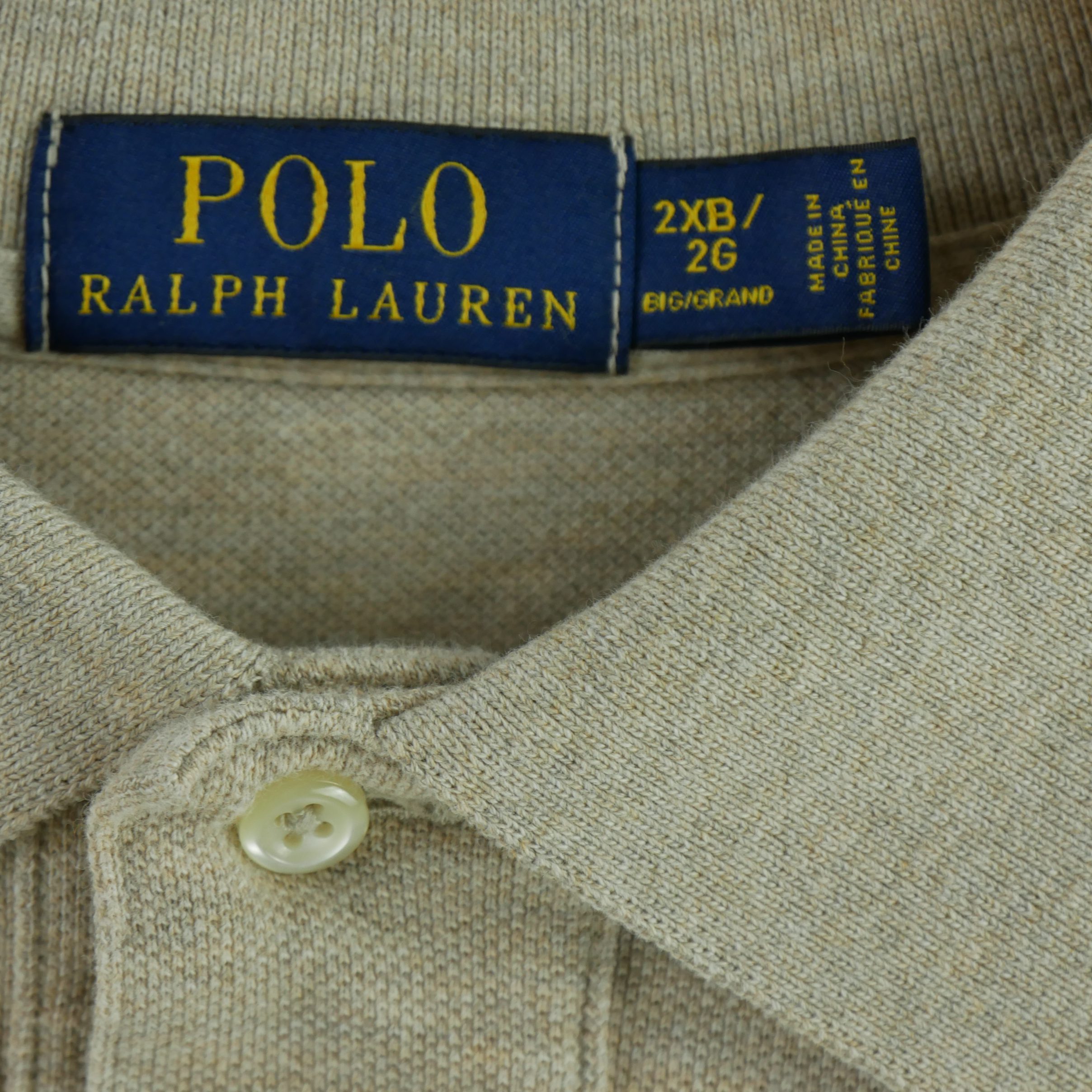 Polo manches courtes Homme  Beige 5