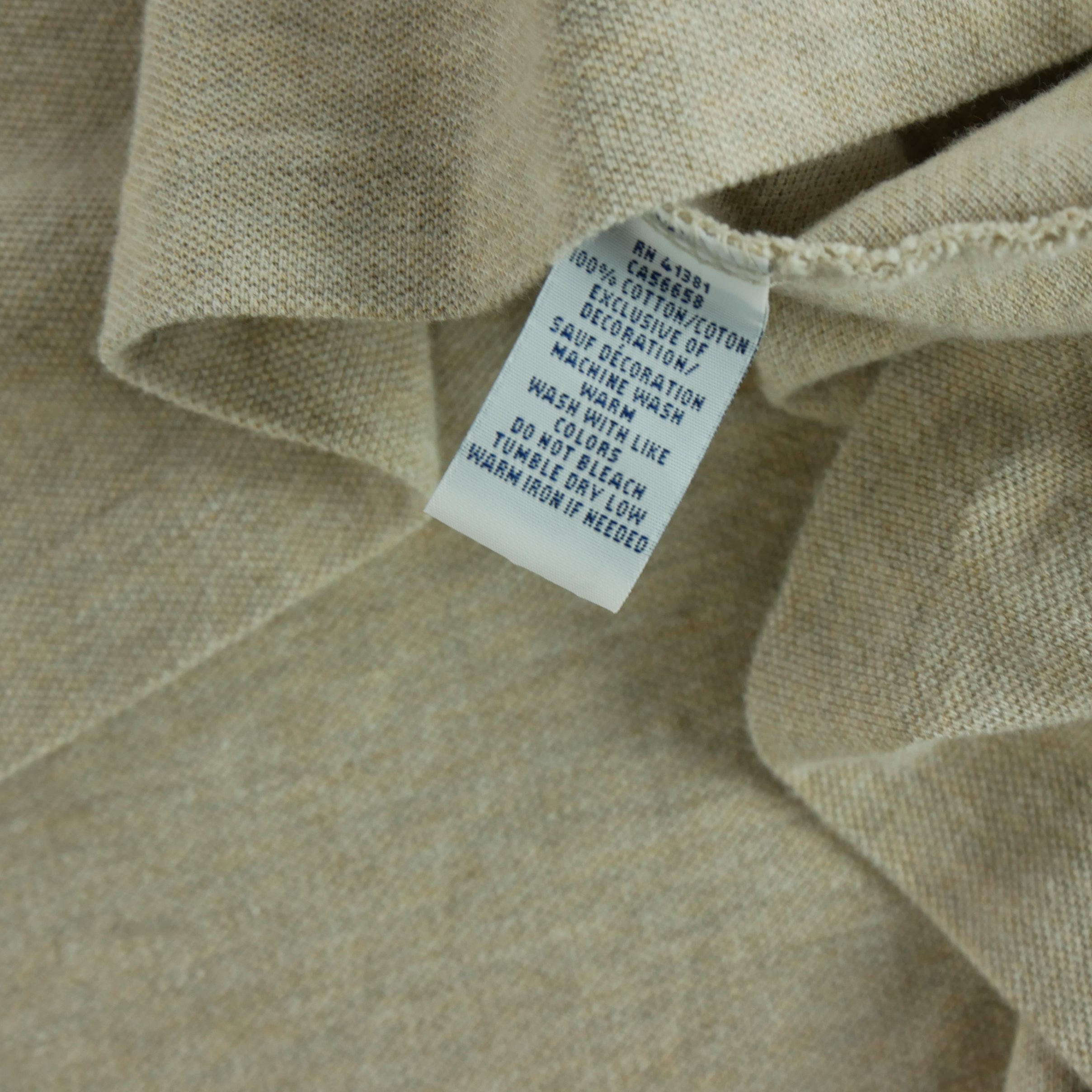 Polo manches courtes Homme  Beige 6