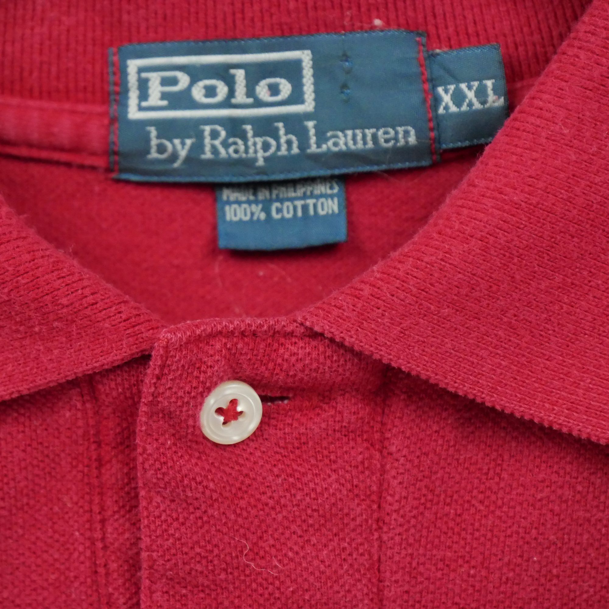 Polo manches longues Homme  Rouge 6