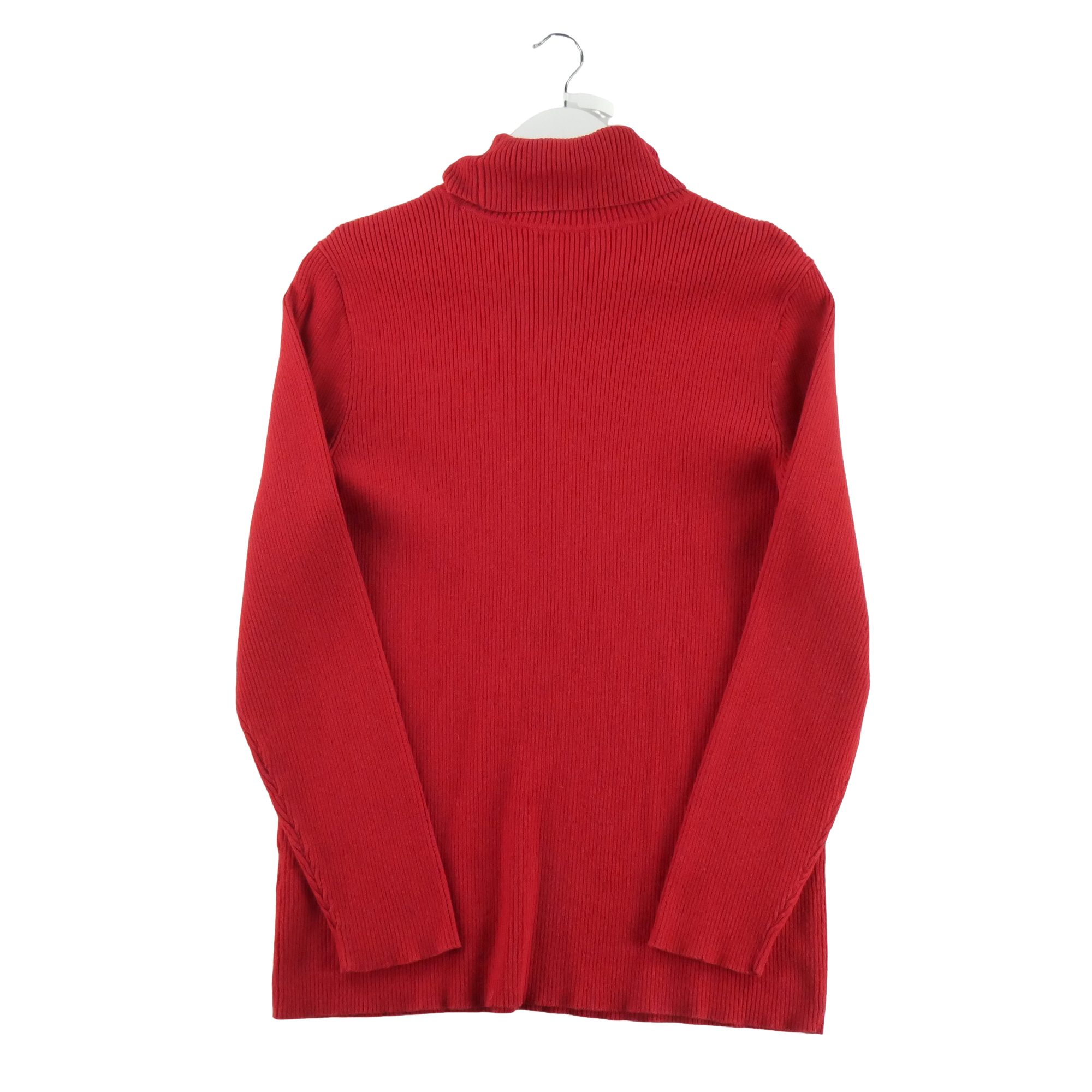 Pull Femme  col roulé Rouge 2