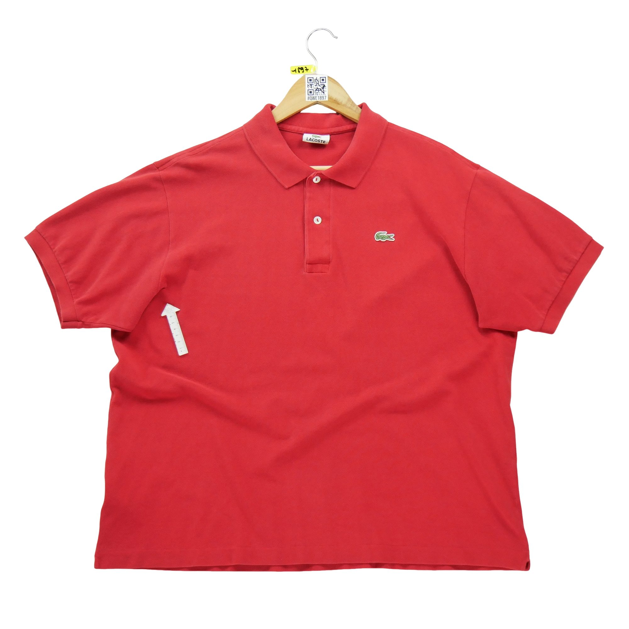 Polo manches courtes Homme  Rouge 4