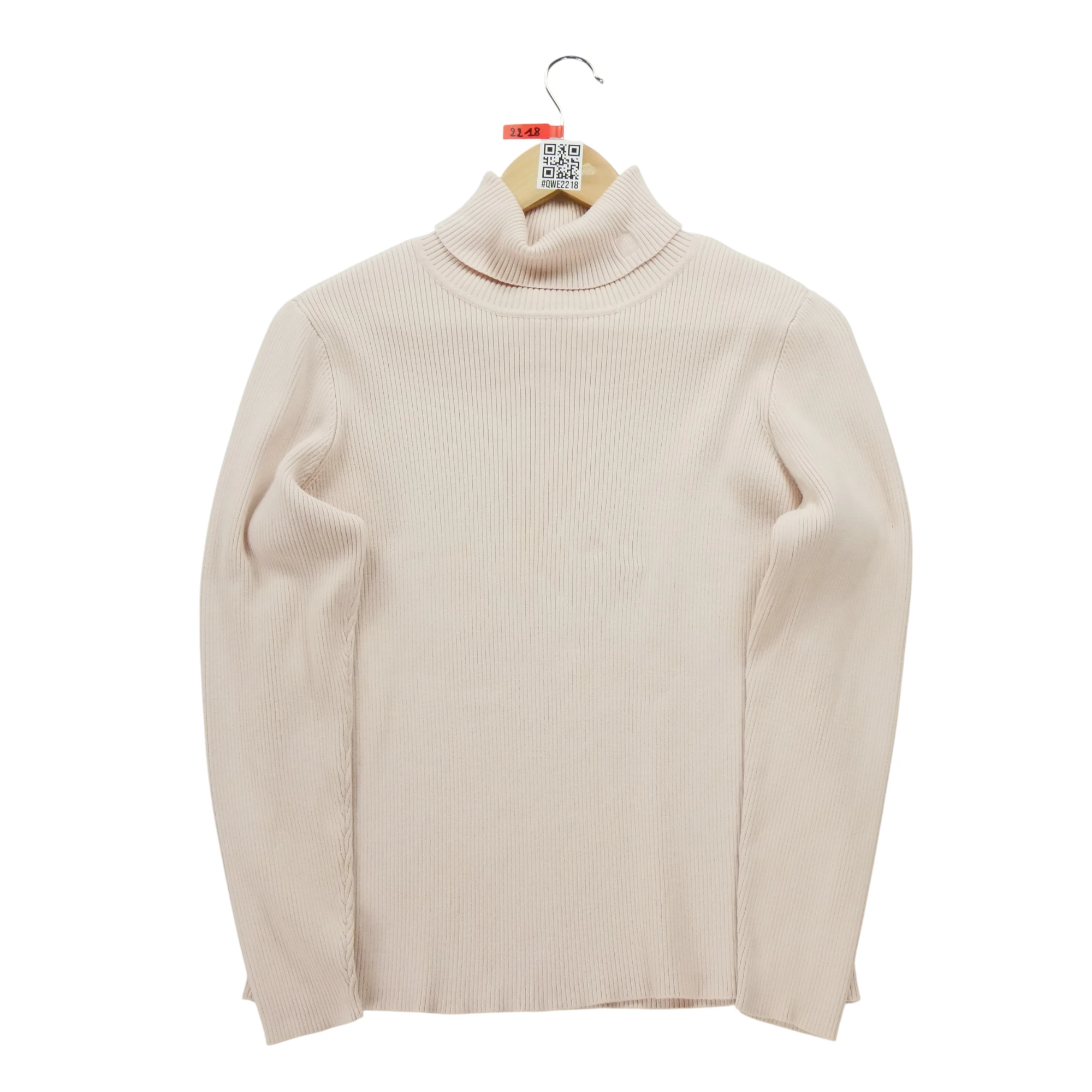 Pull Femme  col roulé Rose 1