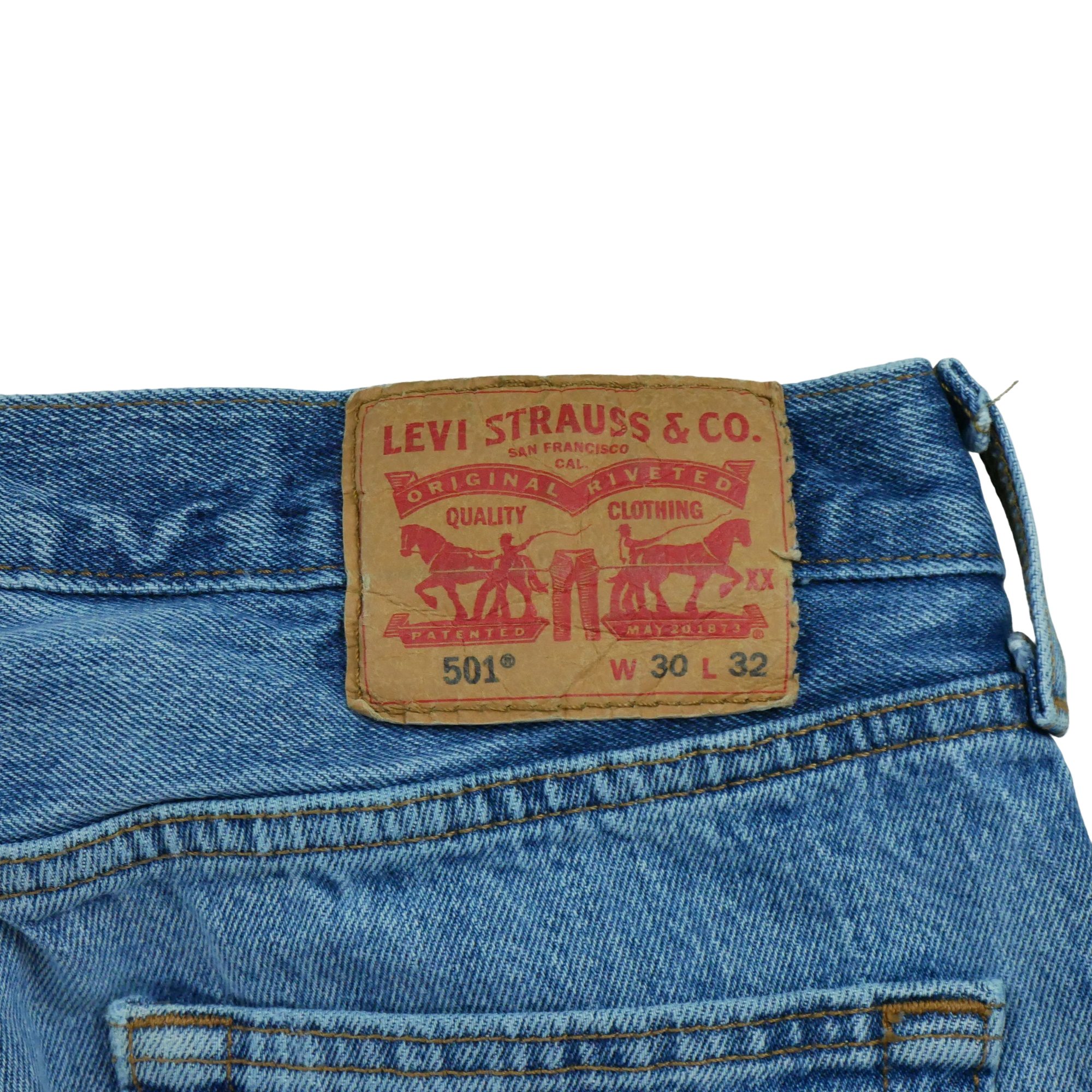 Jean Homme Levis 501 Bleu clair 7