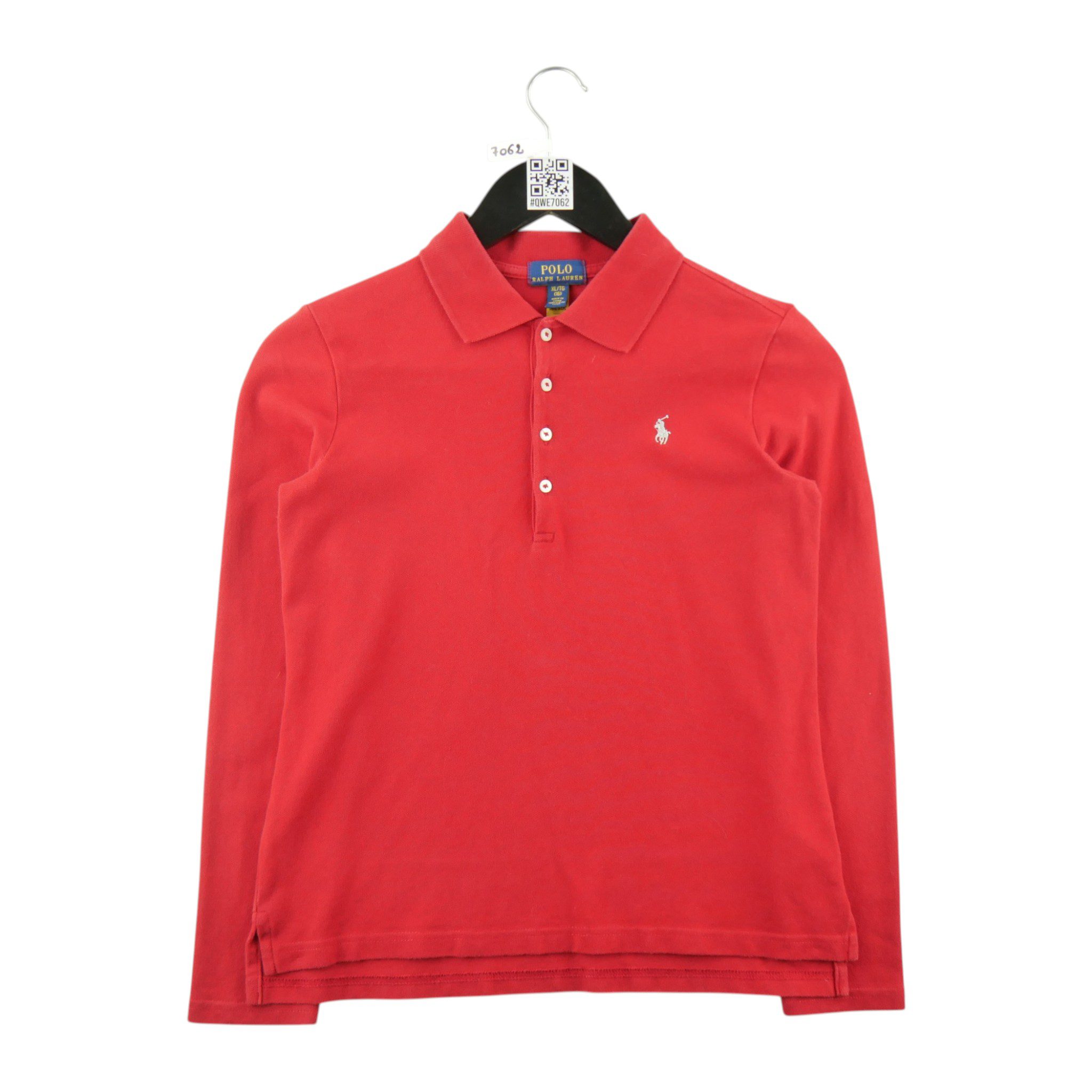 Polo manches longues Homme  Rouge 1