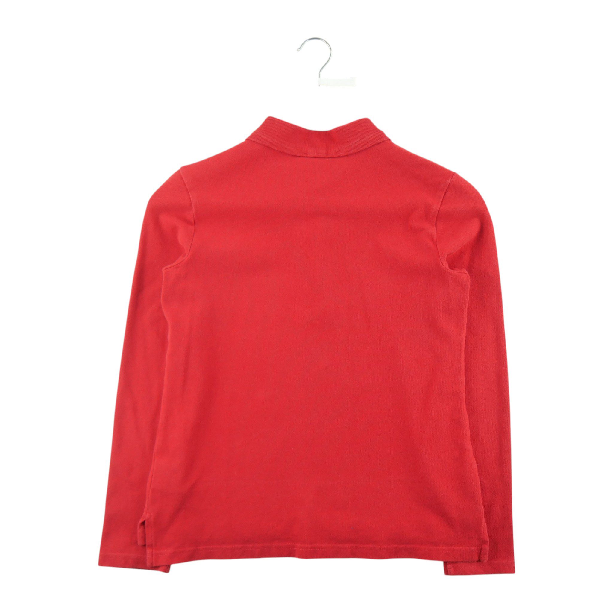 Polo manches longues Homme  Rouge 2
