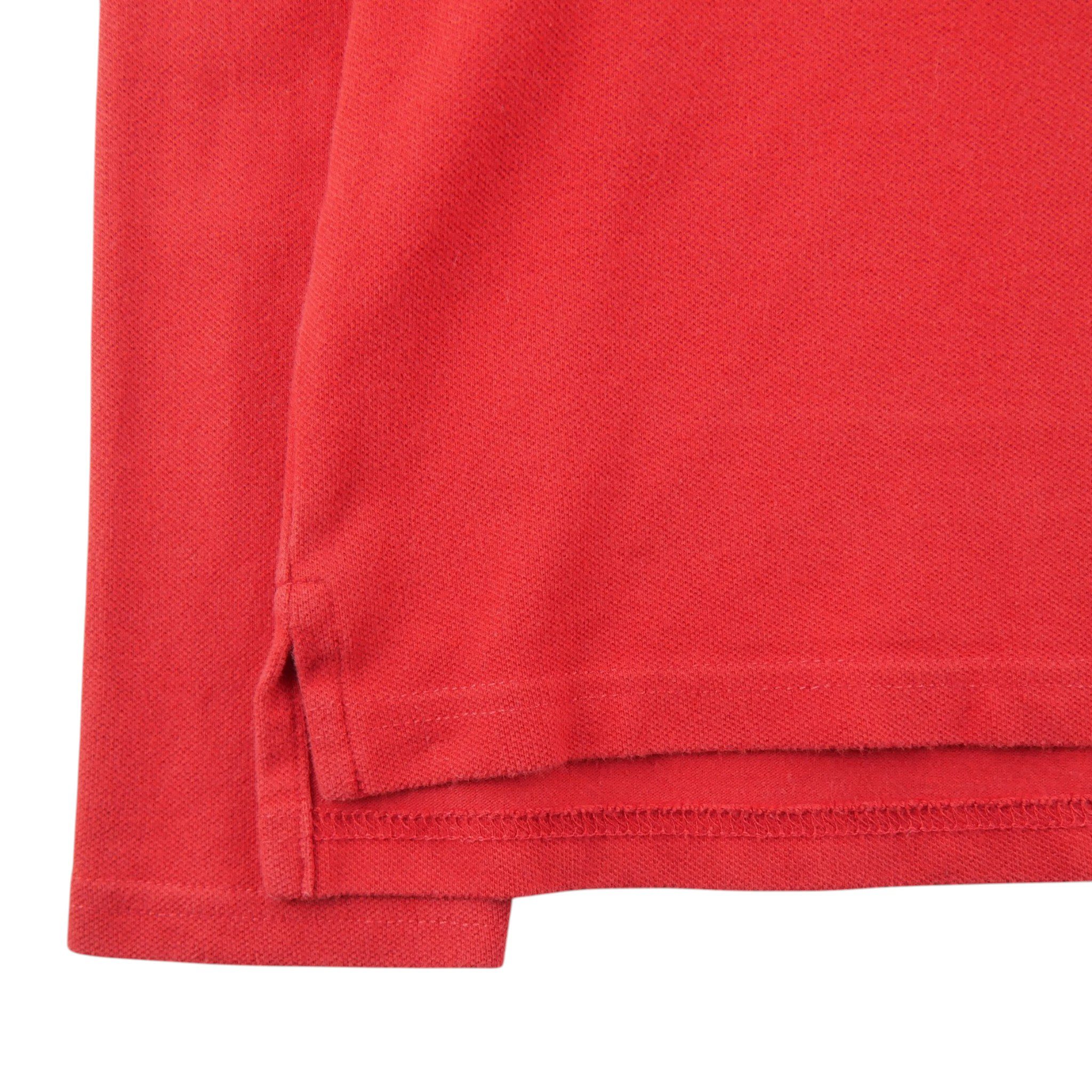Polo manches longues Homme  Rouge 4