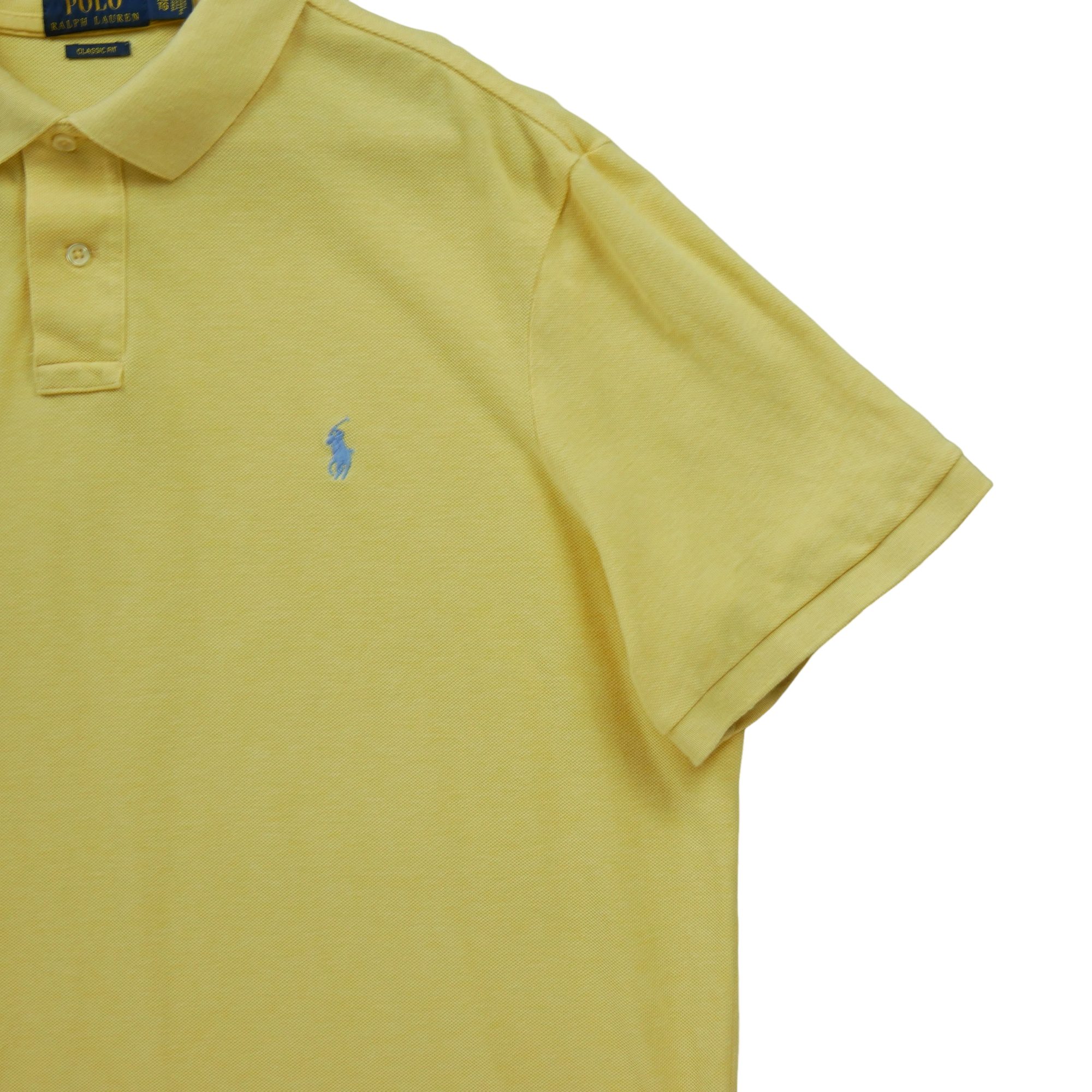 Polo manches courtes Homme  Jaune 4
