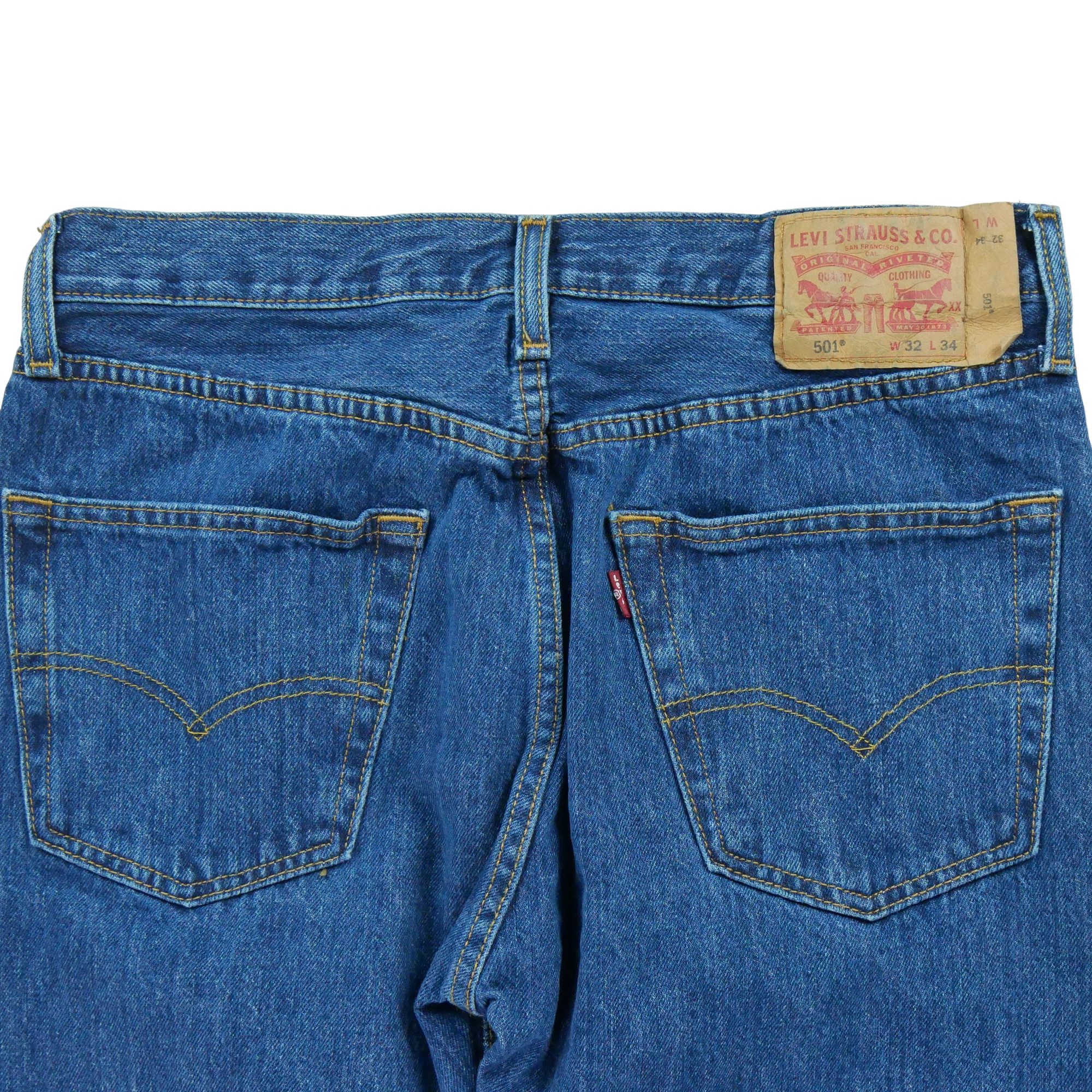 Jean Homme Levis 501 Bleu 4