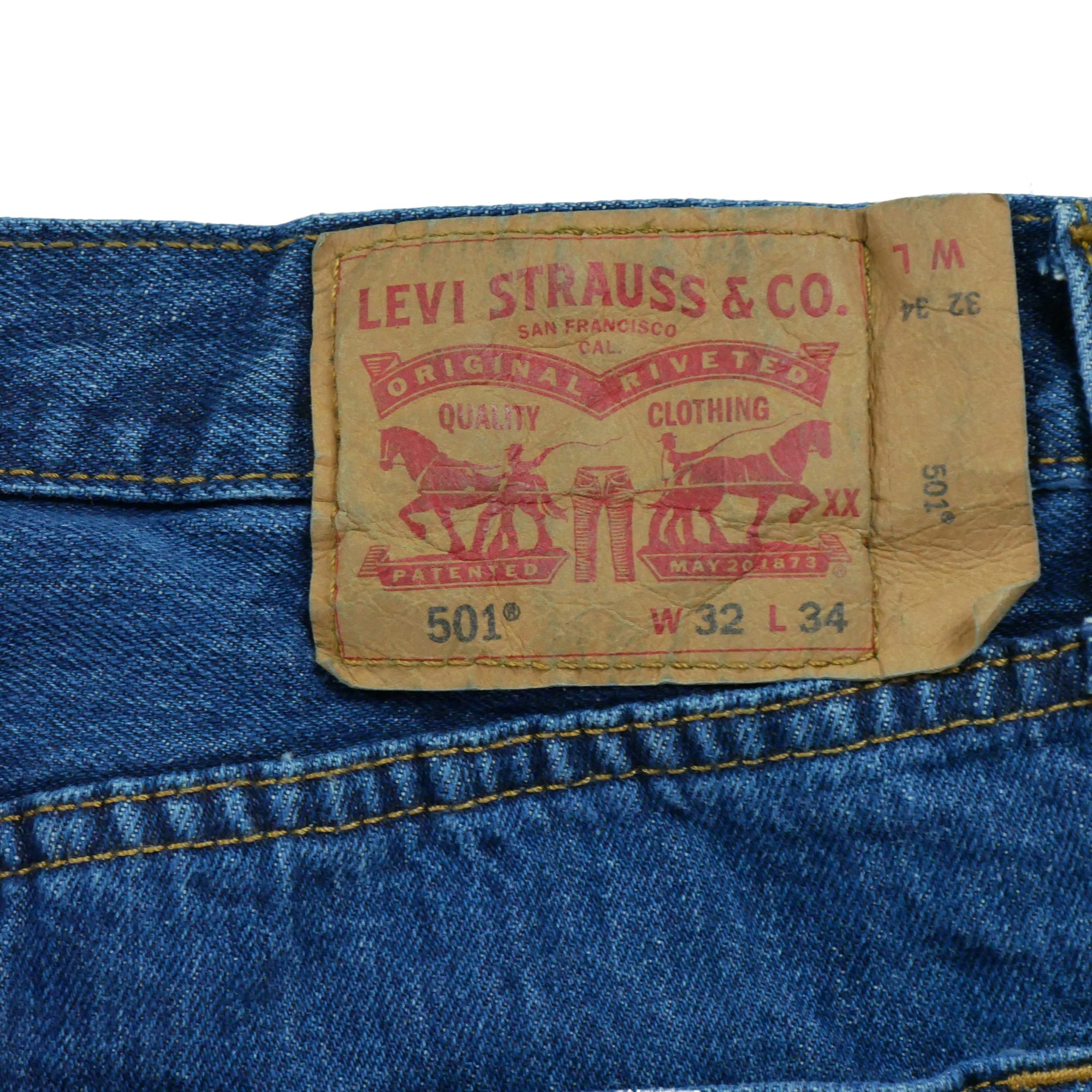 Jean Homme Levis 501 Bleu 6