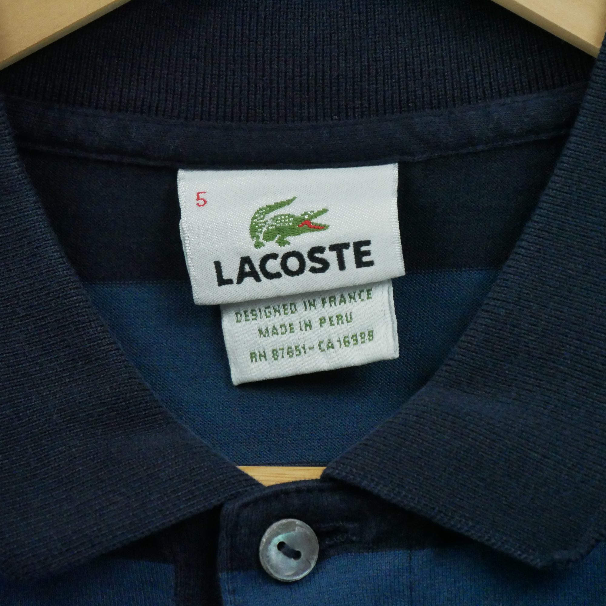 Polo manches courtes Homme  Marine 7