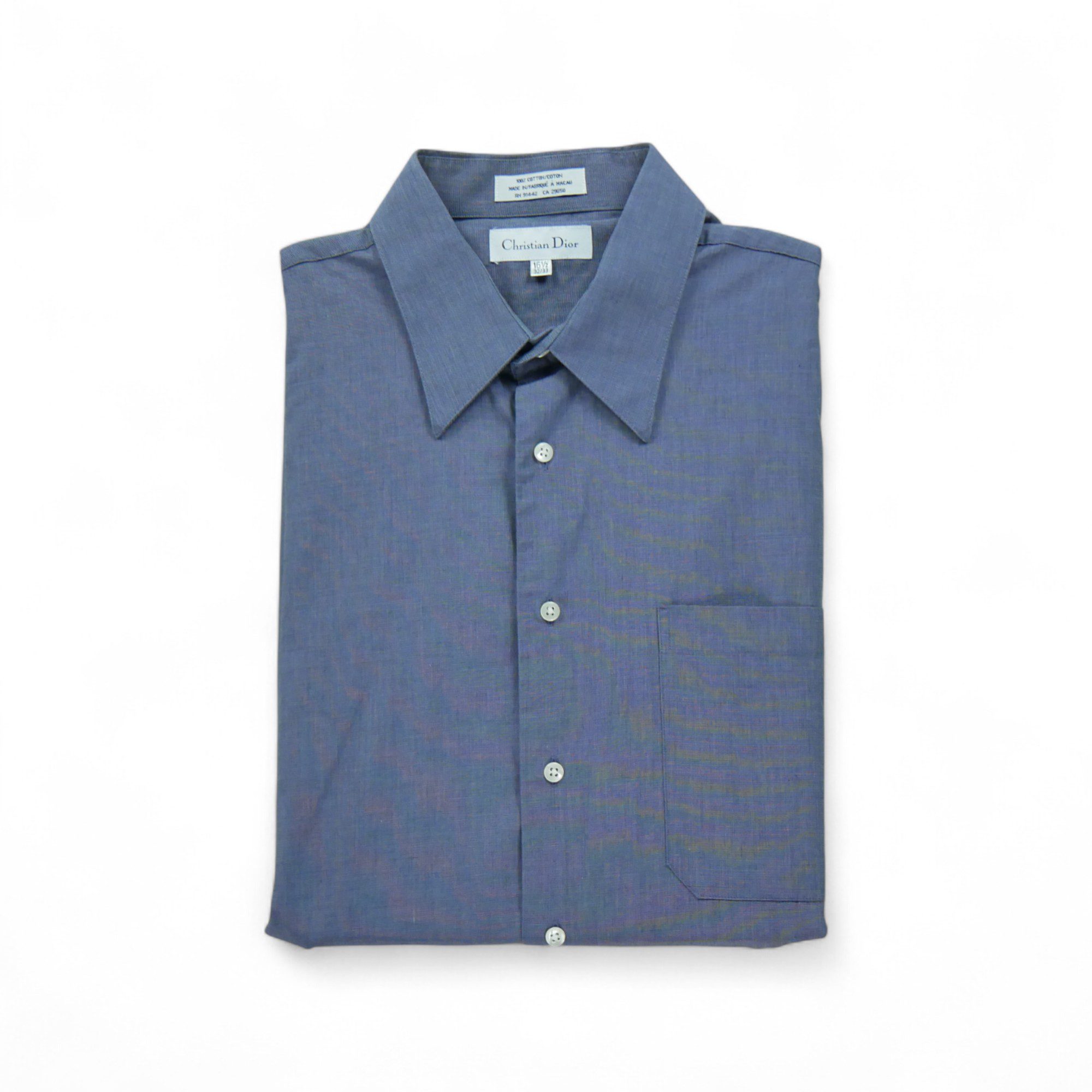 Chemise classiques Homme uni Violet 1