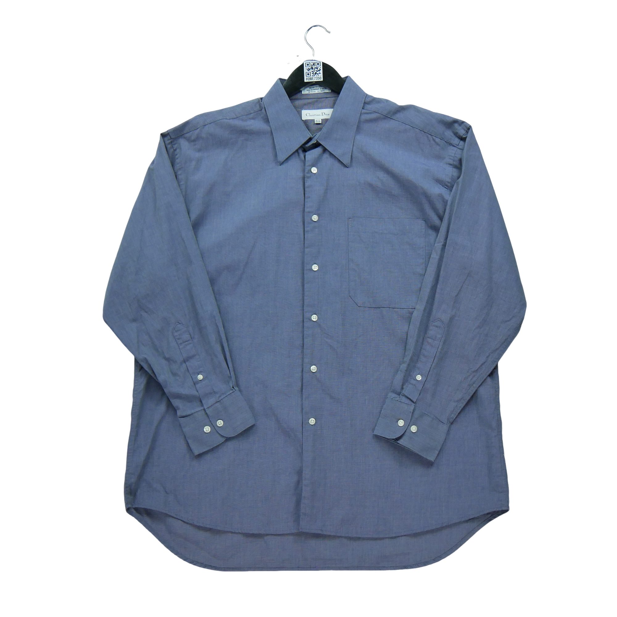 Chemise classiques Homme uni Violet 2