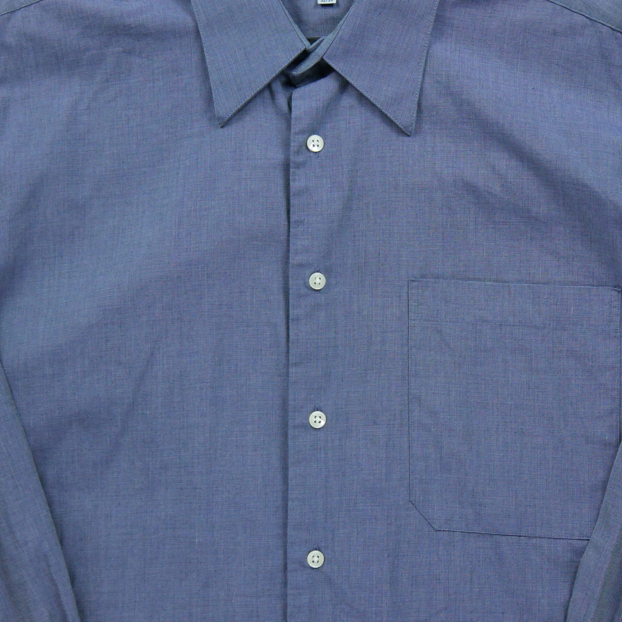 Chemise classiques Homme uni Violet 4