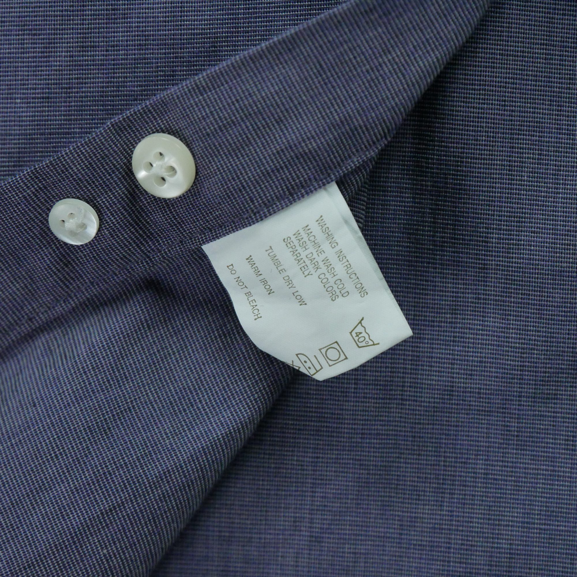 Chemise classiques Homme uni Violet 7