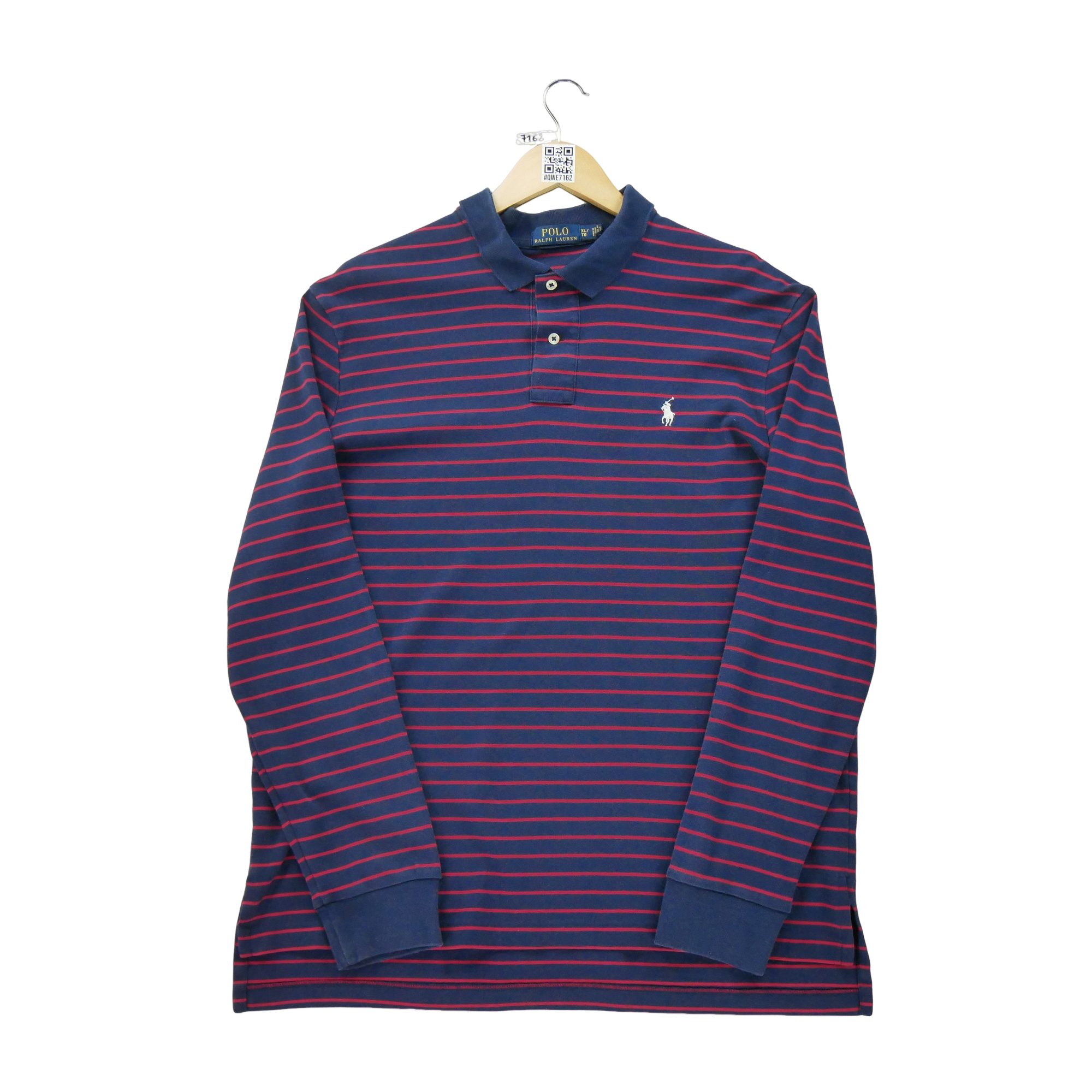 Polo manches longues Homme  Marine 2