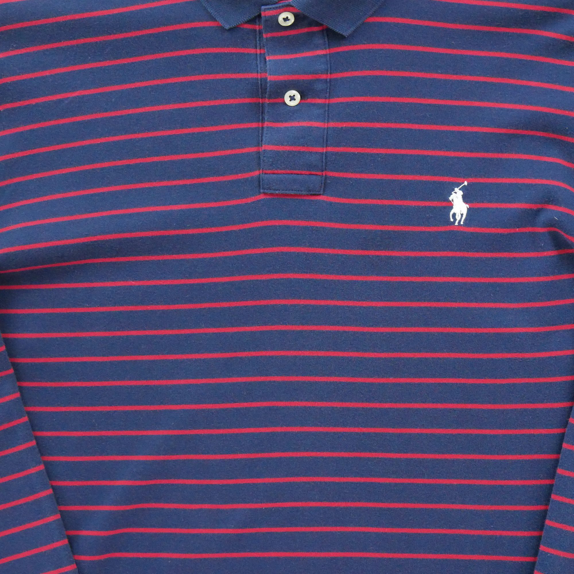 Polo manches longues Homme  Marine 4