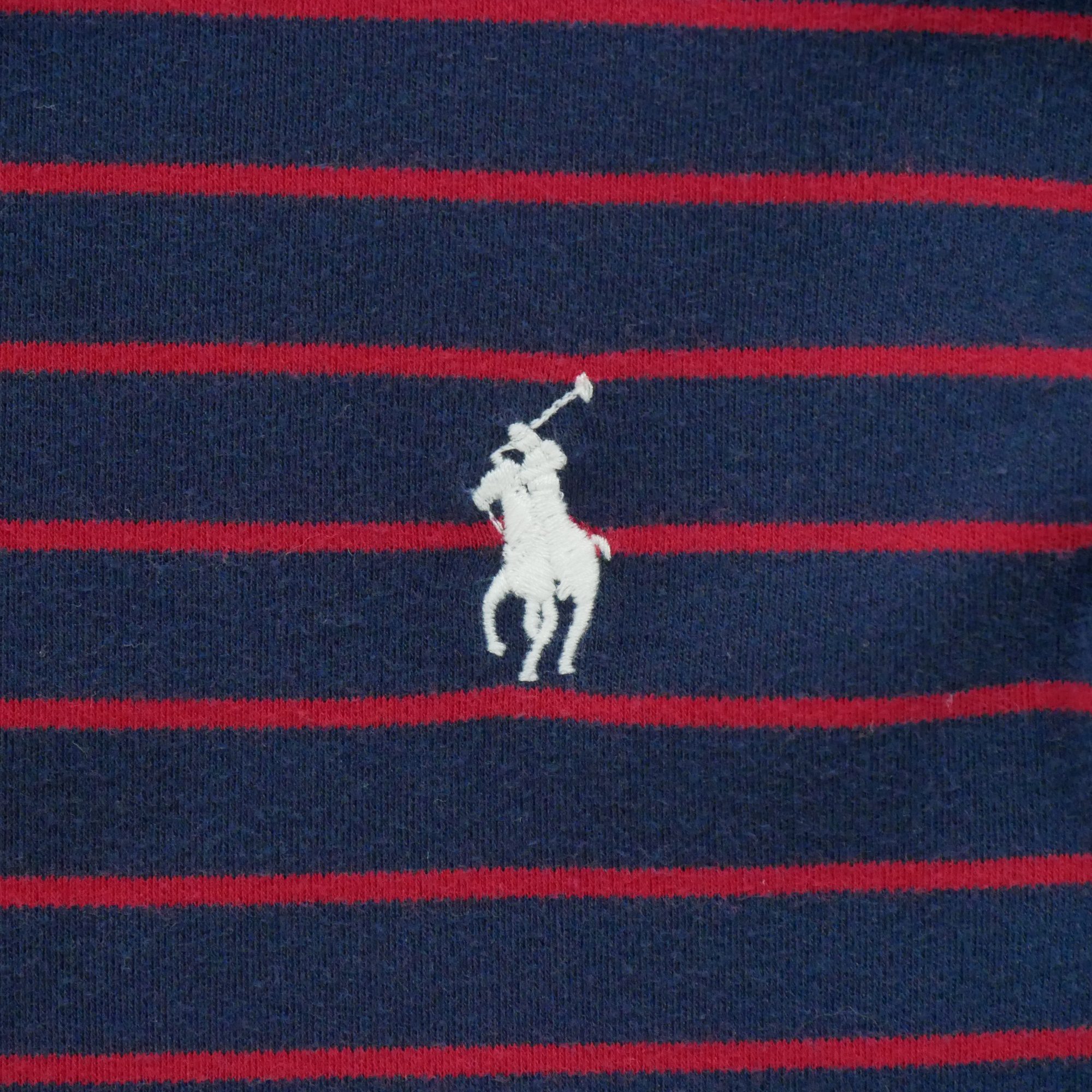 Polo manches longues Homme  Marine 5