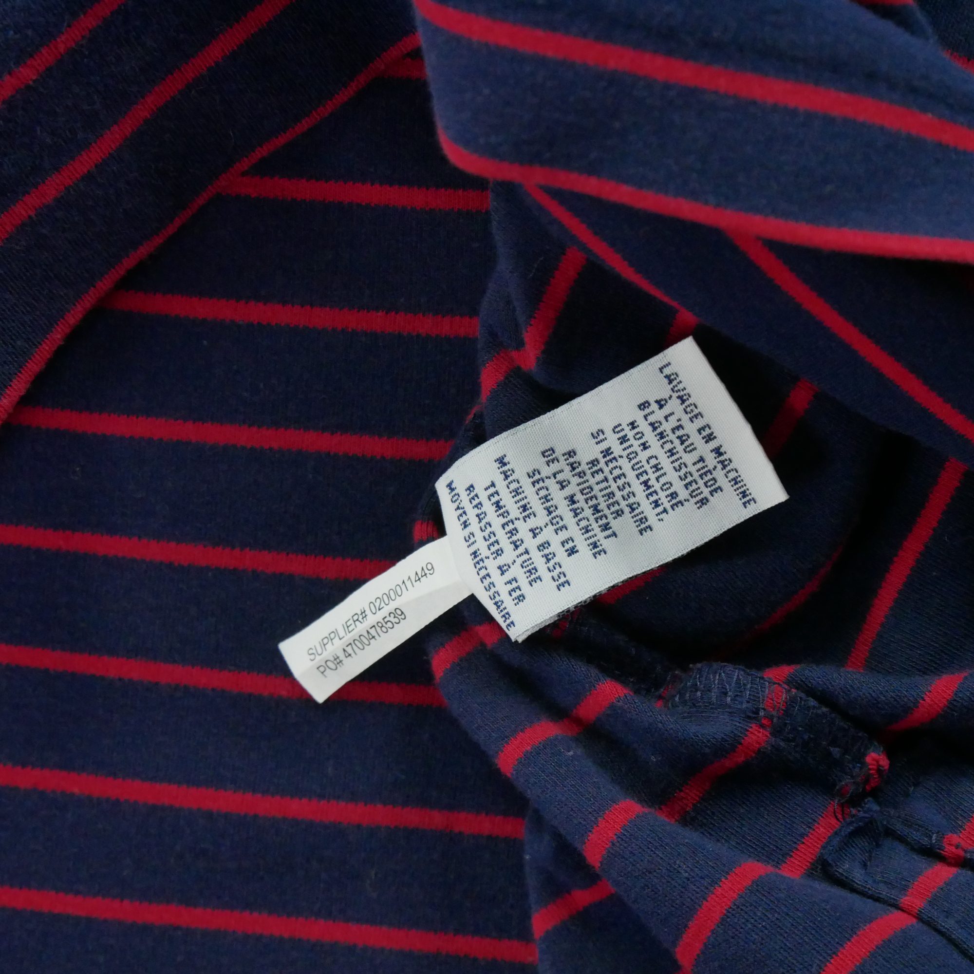 Polo manches longues Homme  Marine 8
