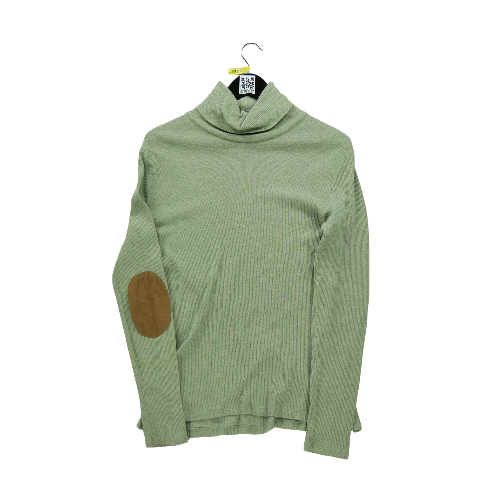 Pull Femme col roulé Kaki 3