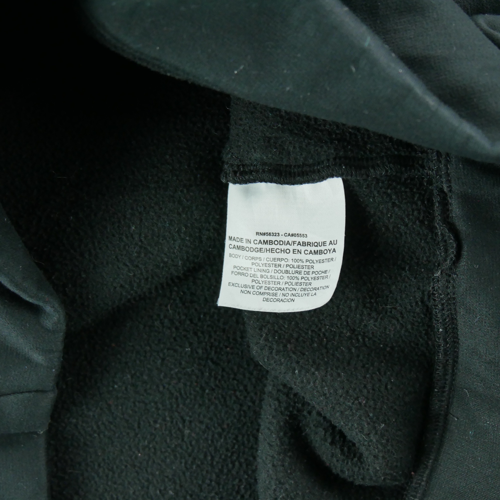 Sweat à capuche Homme  Noir 5