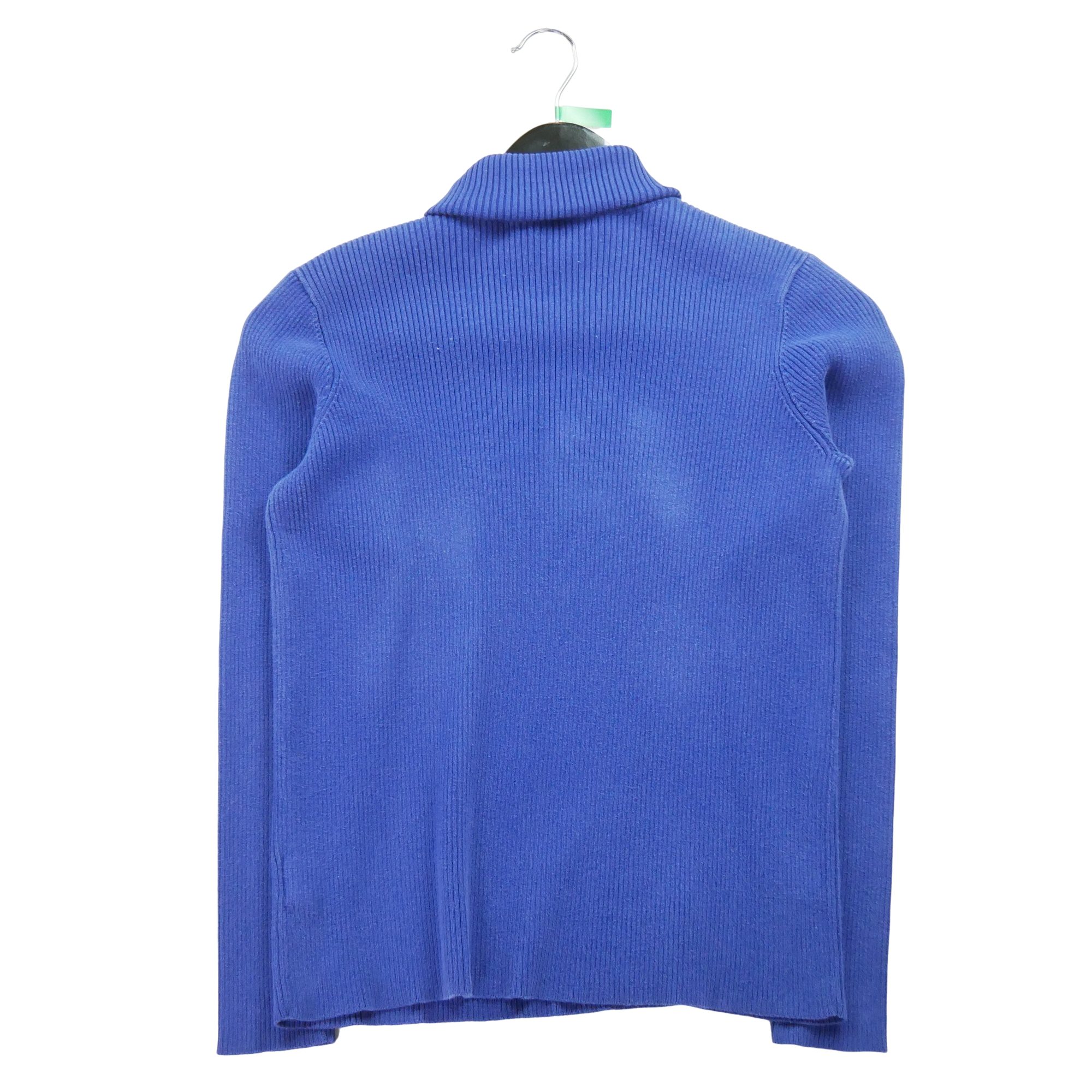 Pull Femme  col roulé Bleu 2