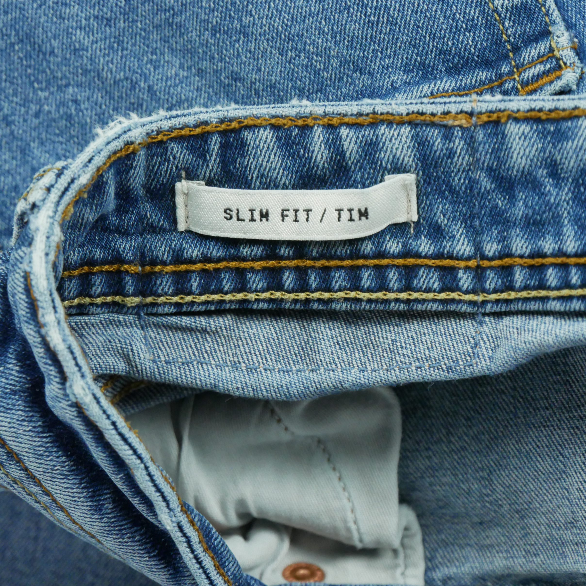Jean Homme Slim Fit Bleu clair 7