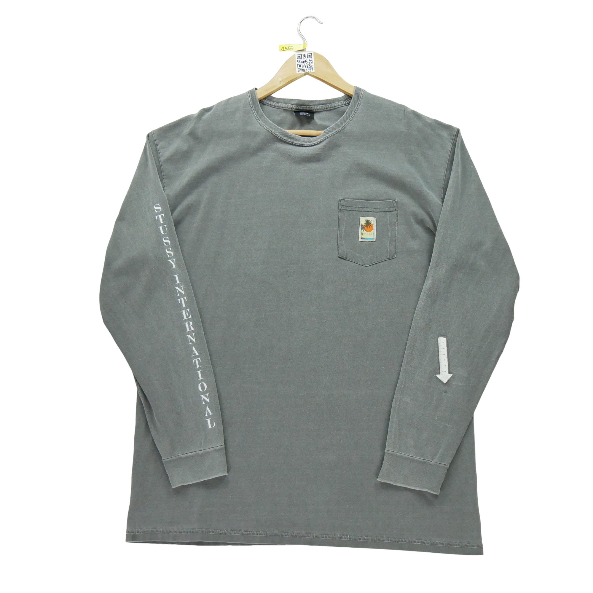 T-shirt manches longues Homme  Gris 5
