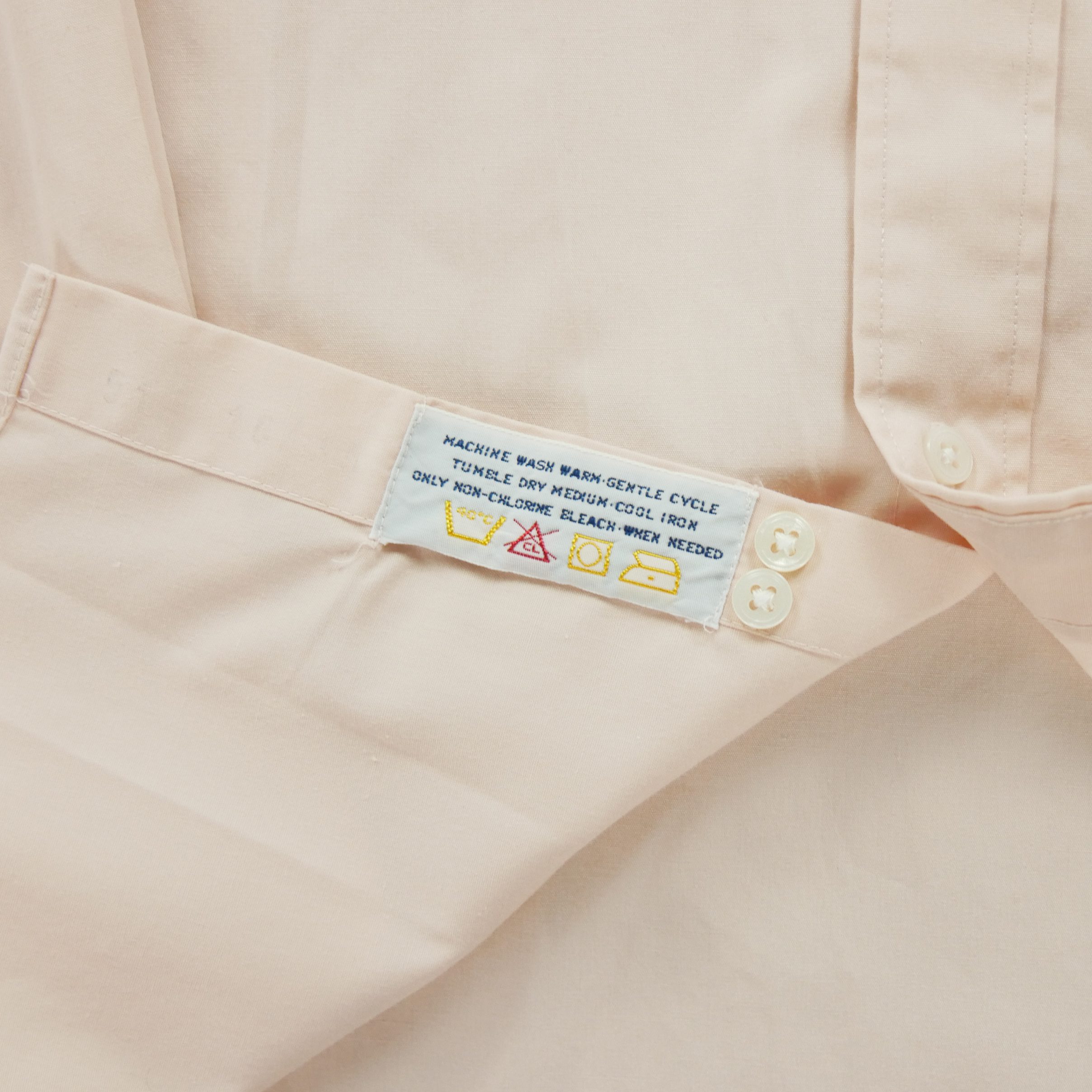 Chemise classiques Homme uni Rose 7