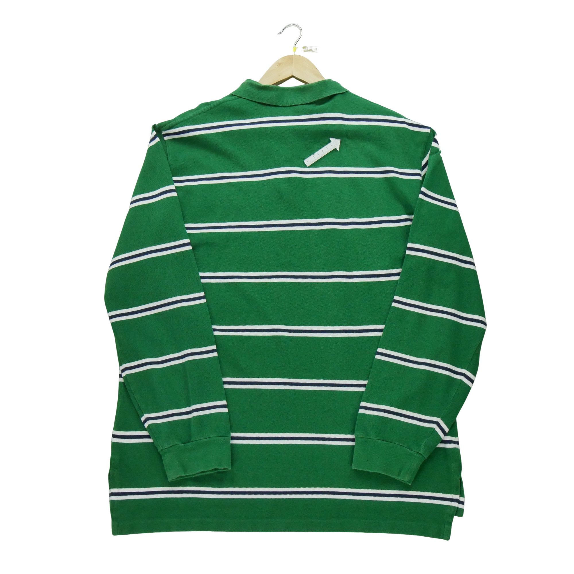 Polo manches longues Homme  Vert 5
