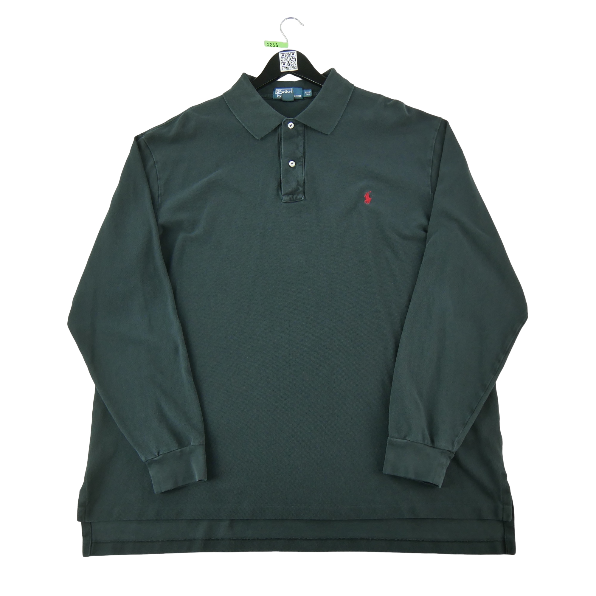 Polo manches longues Homme  Noir 1