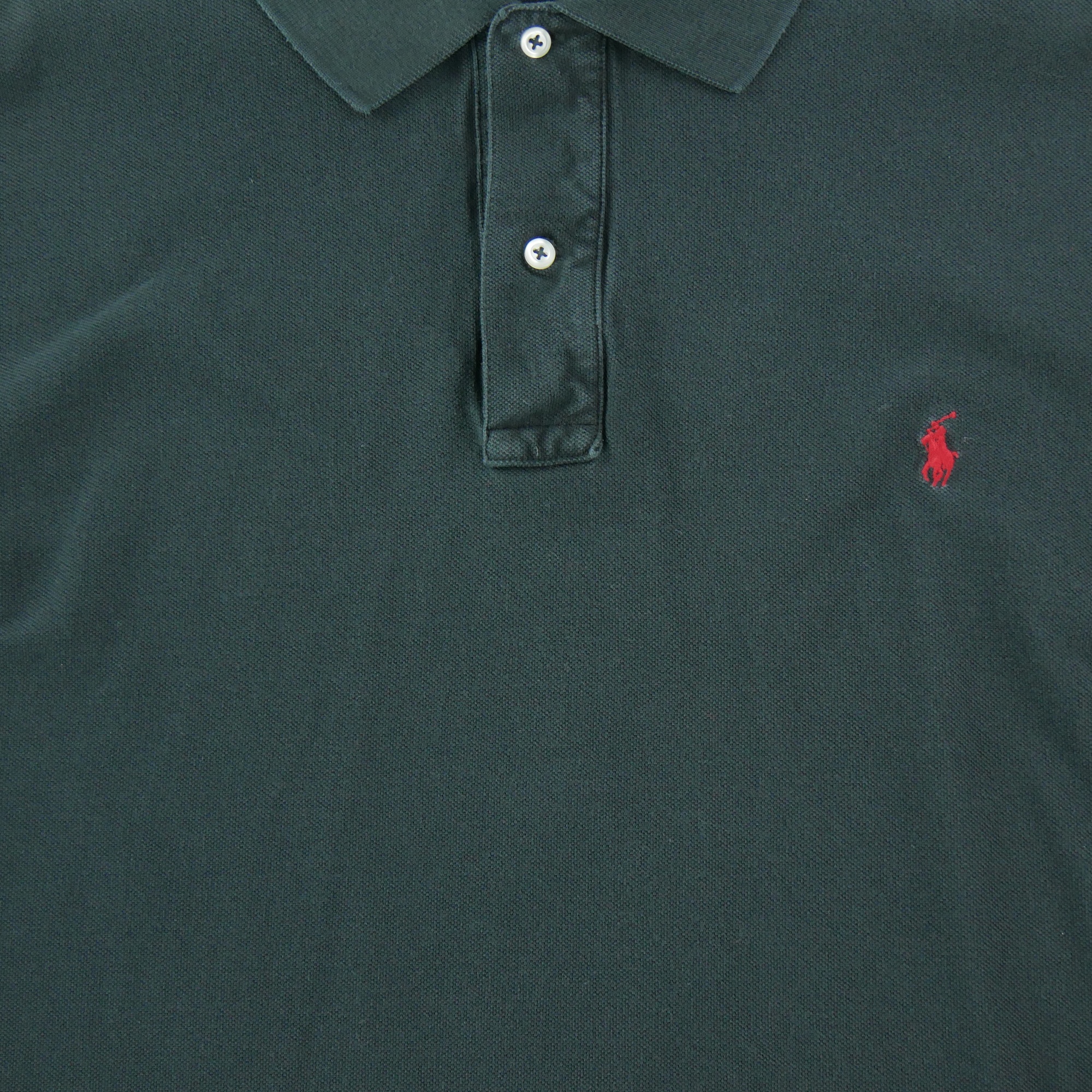 Polo manches longues Homme  Noir 3