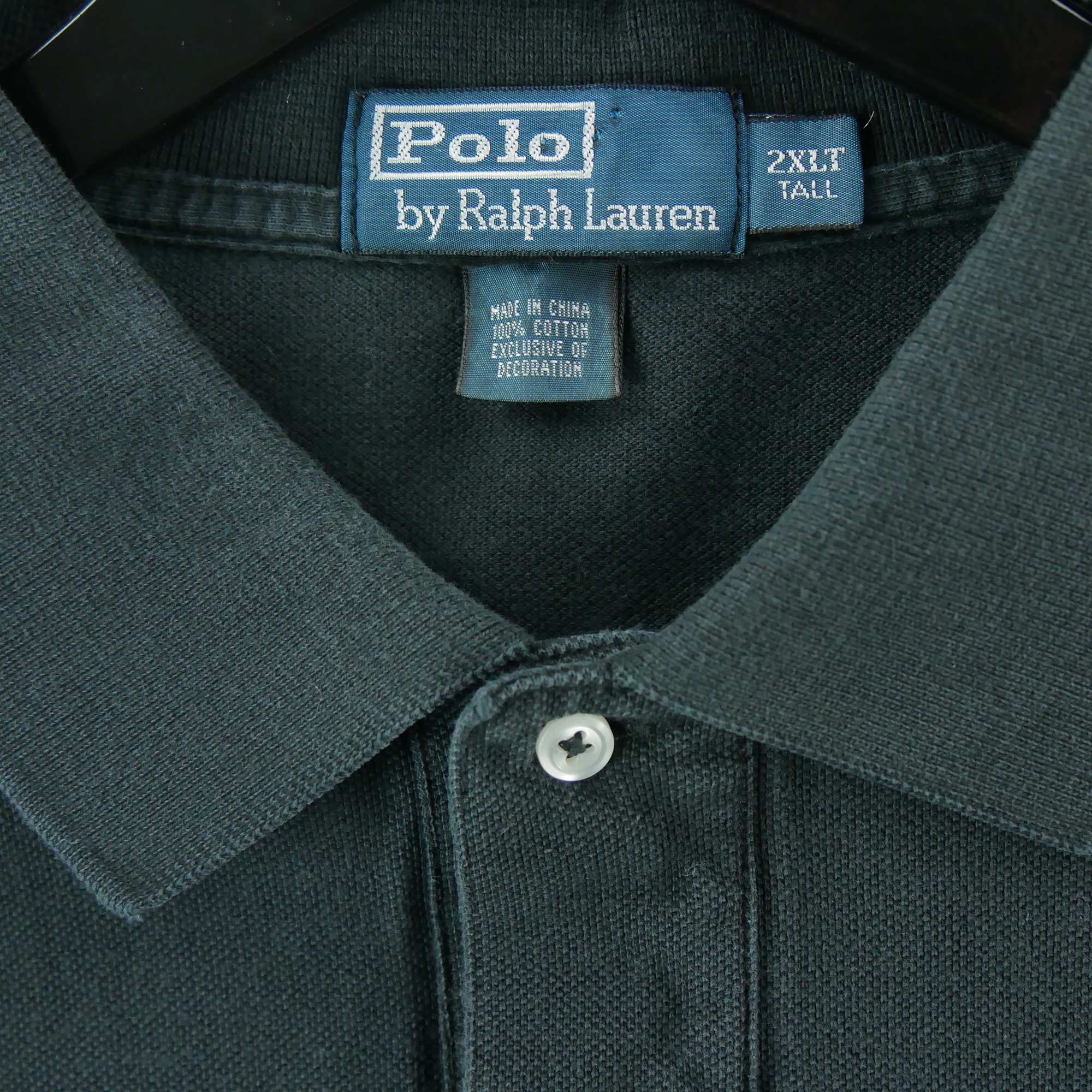 Polo manches longues Homme  Noir 5