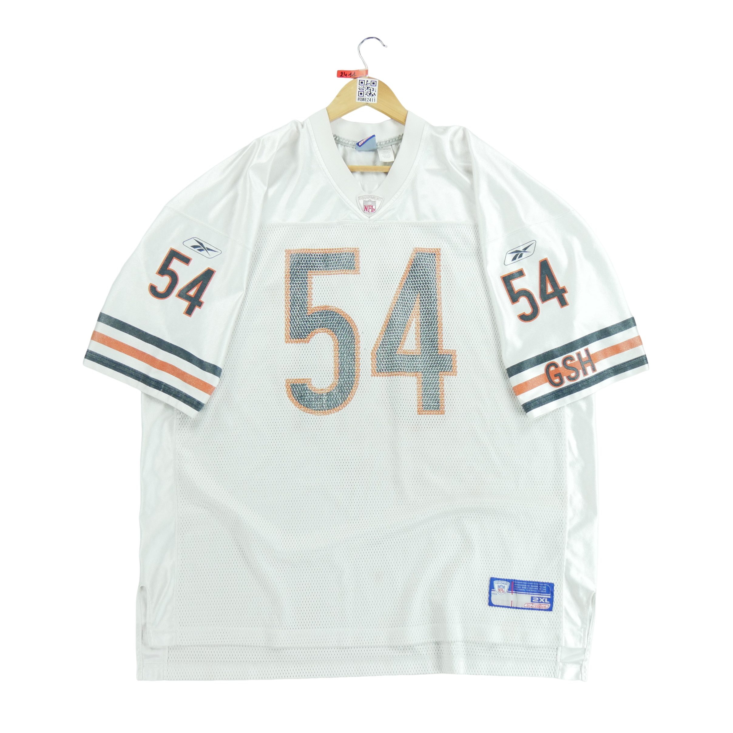 Maillot Homme NFL Chicago Bears Blanc 1