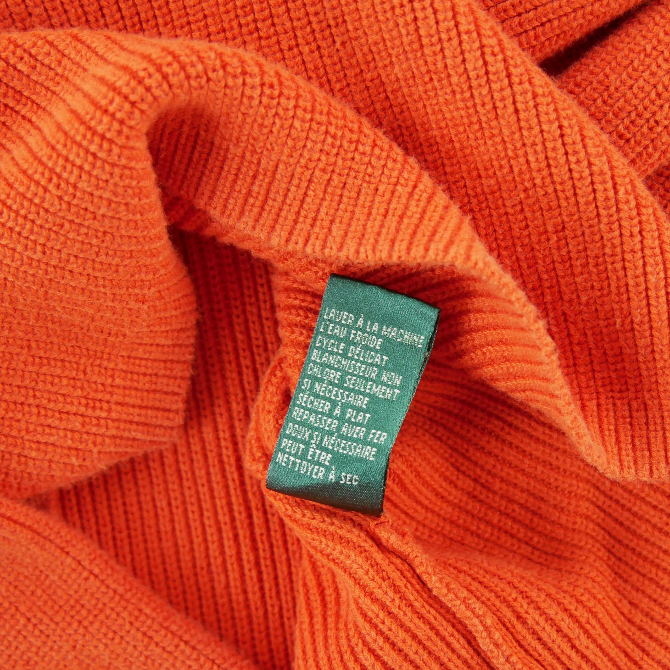 Pull Femme  Orange 7