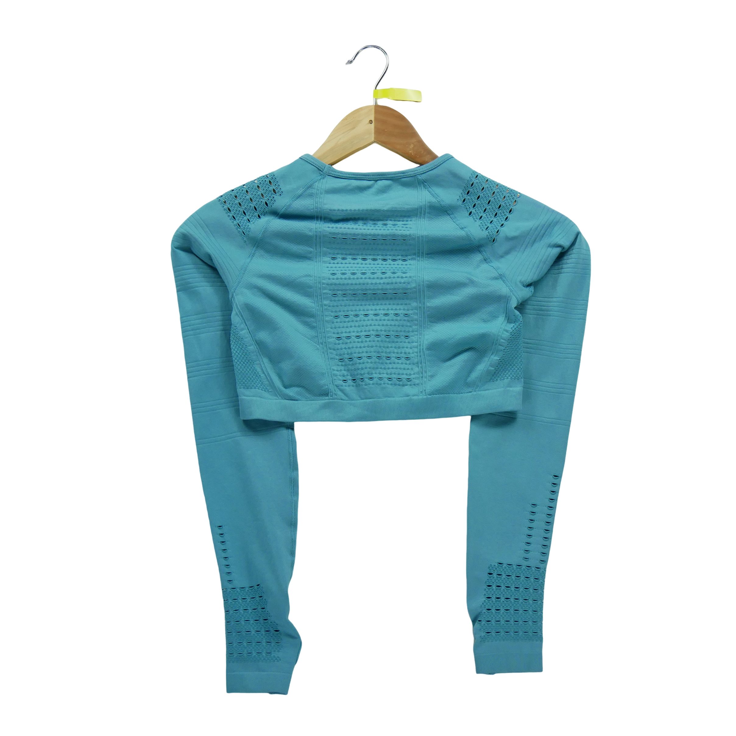 T-shirt Femme  Fitness Yoga Bleu 2